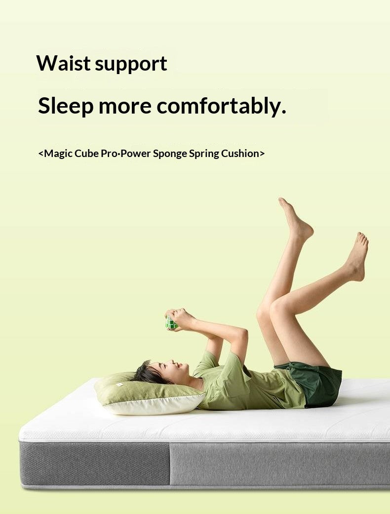 Zero-Glue Mattress Spring Mattress Antibacterial Anti-mite Sponge Mattress Roll-up Simmons Mattress 22 cm