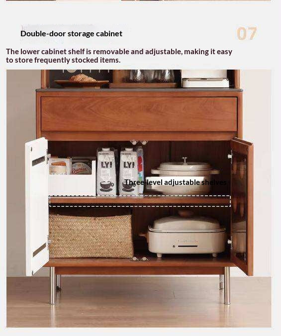 Tulipwood Solid Wood Medieval Style Sideboard