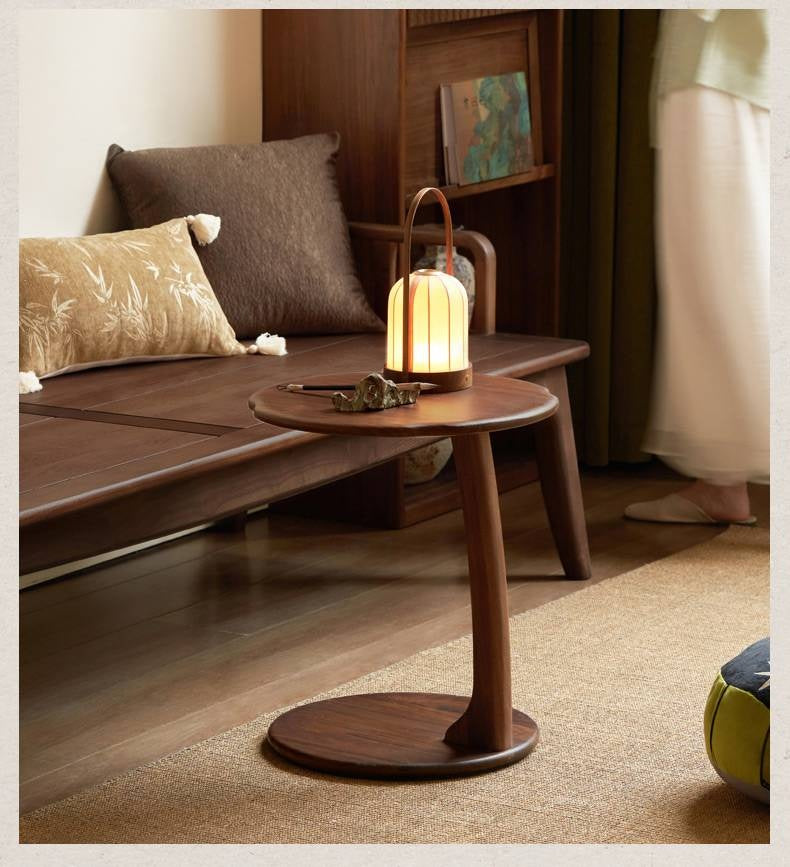 Ash Solid Wood Round Tea Table