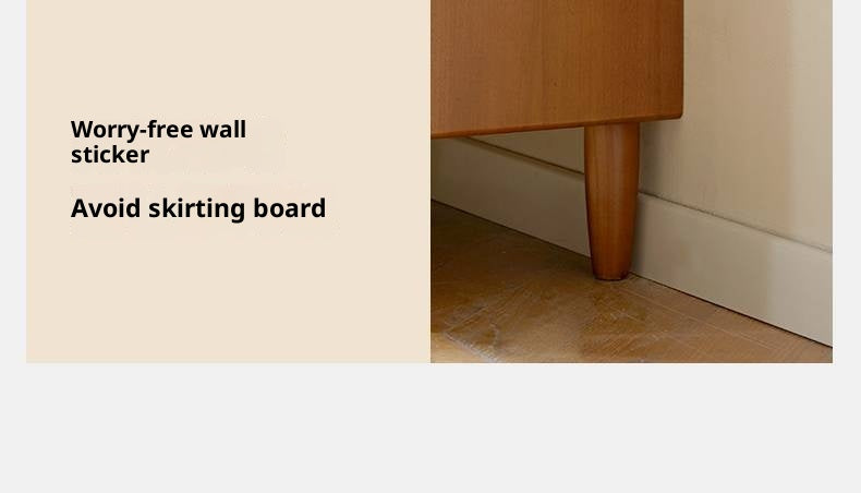 Poplar Solid Wood Vintage Style Side Cabinet.