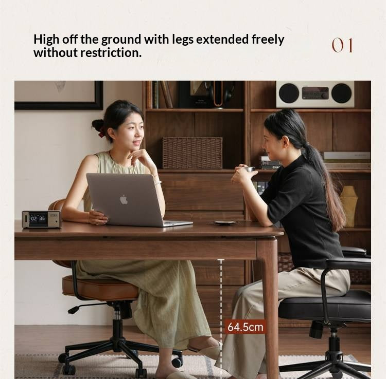 Sandalwood Solid Wood Modern Style Office Desk