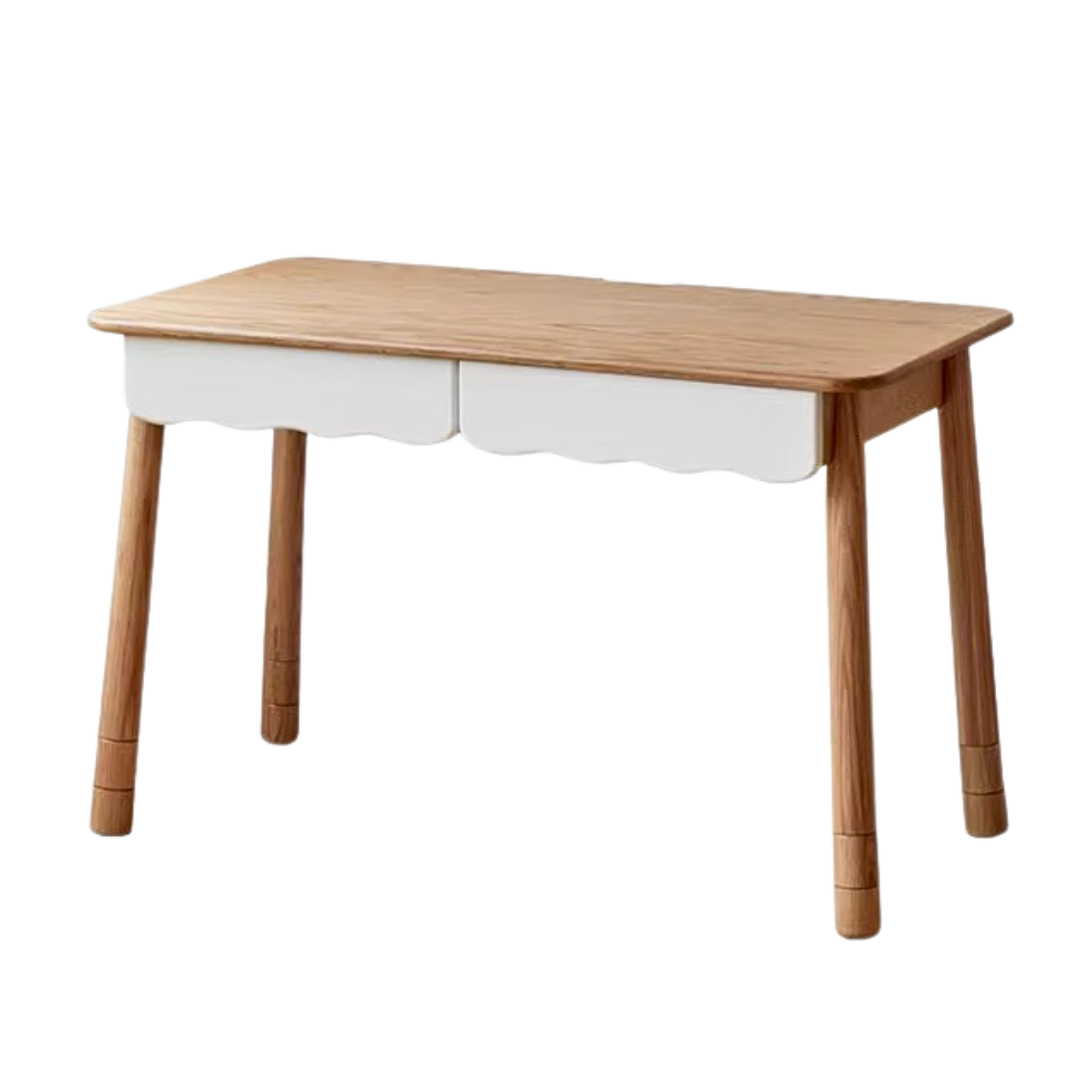 Oak solid wood children's desk can be raised