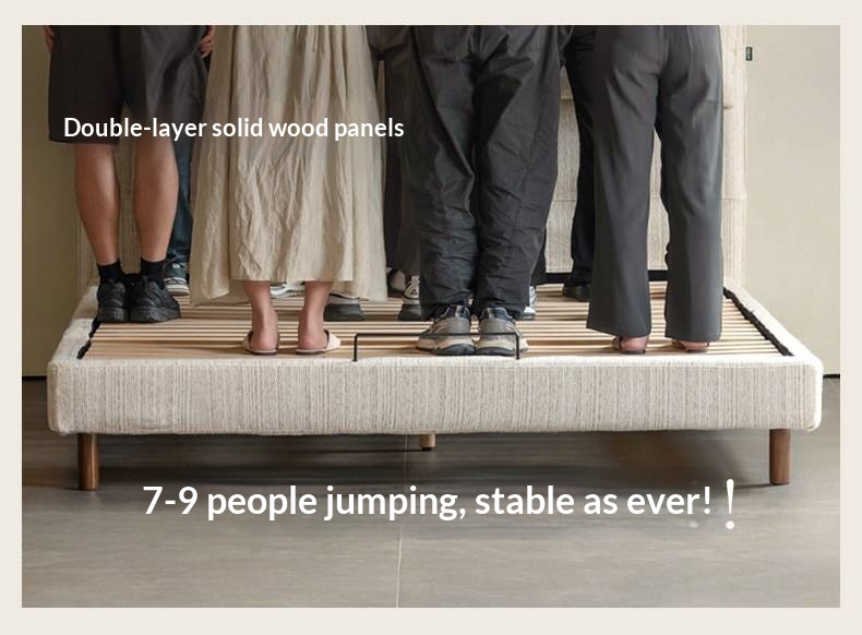 Fabric Beige Soft Bed Modern Style