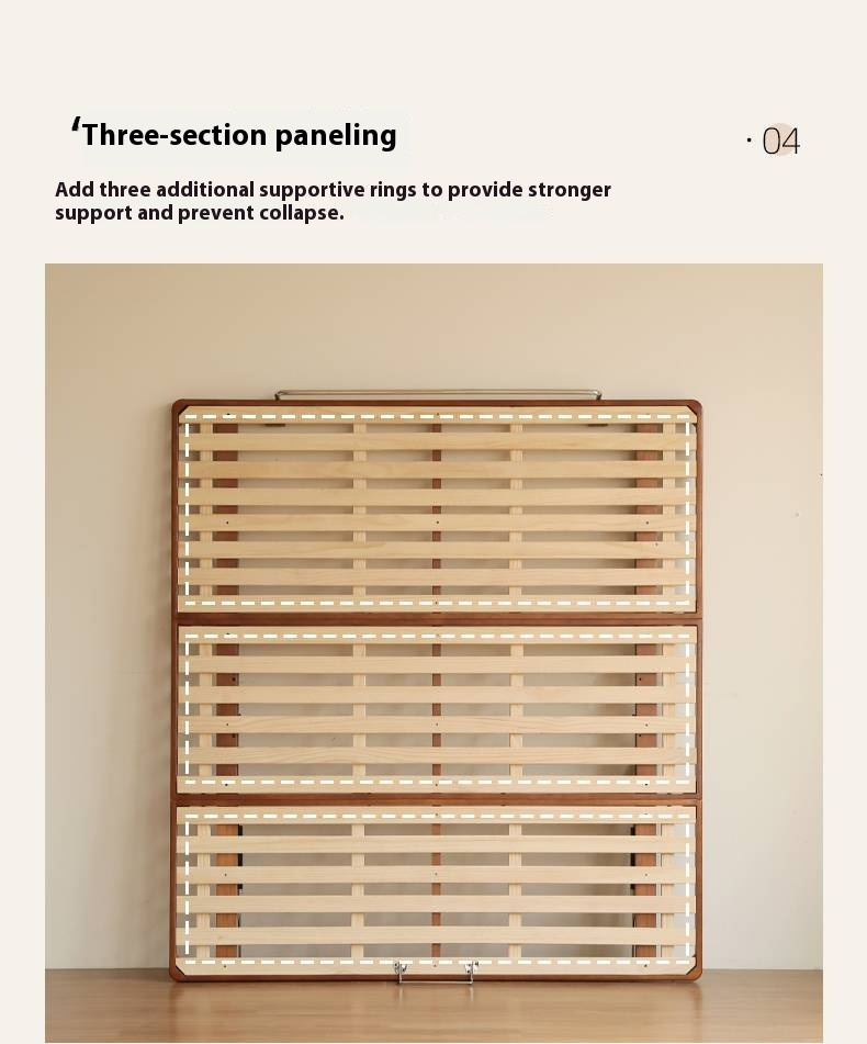 Poplar Solid Wood Suspended Box Bed Bauhaus Style
