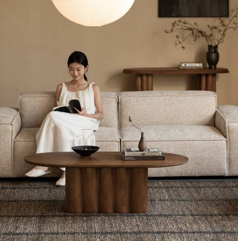 Mango Solid Wood Wabi Sabi Style Coffee Table