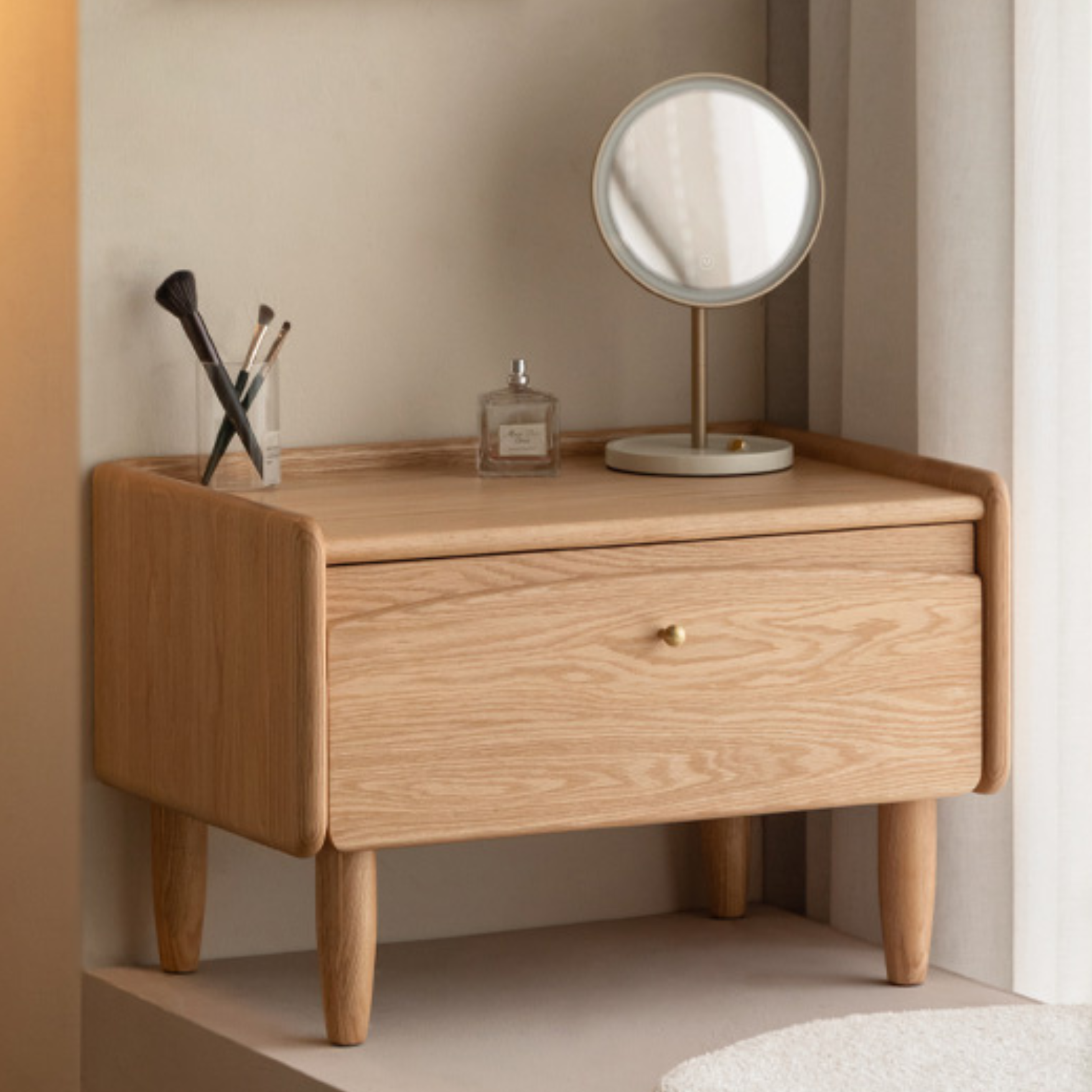 Oak Solid Wood Small Dressing Table ,