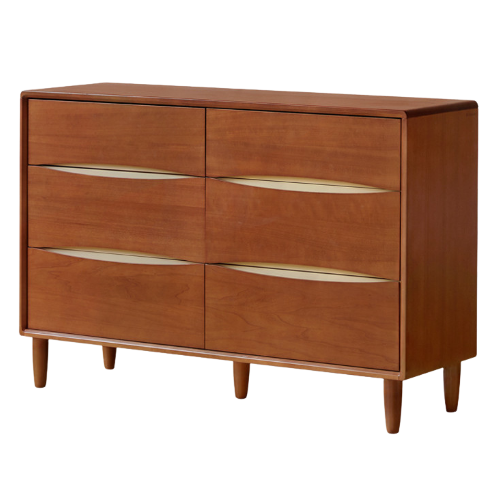 Poplar Solid Wood Vintage Style Side Cabinet.