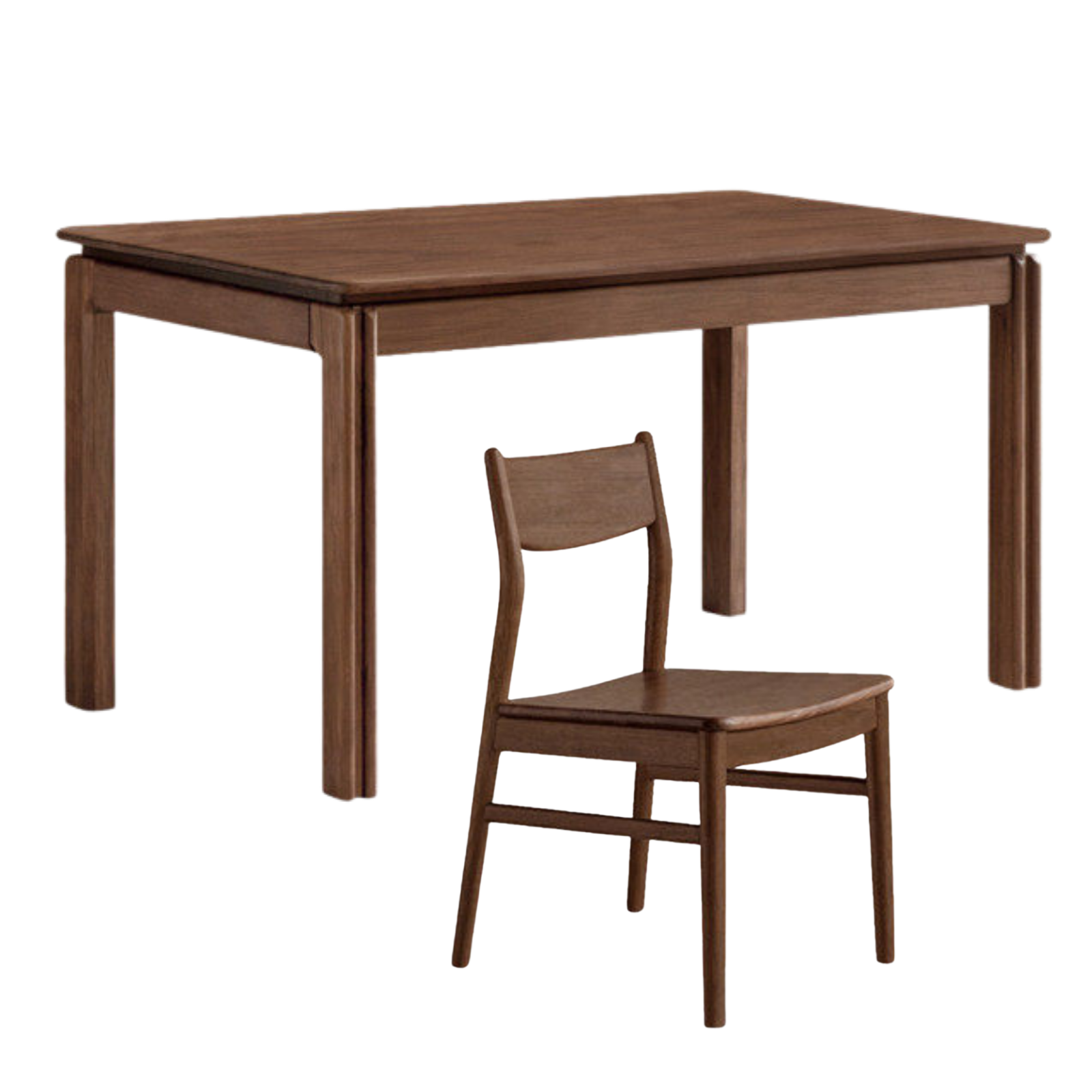 Black walnut , Sandalwood, Ash Solid Wood Light Luxury Dining Table