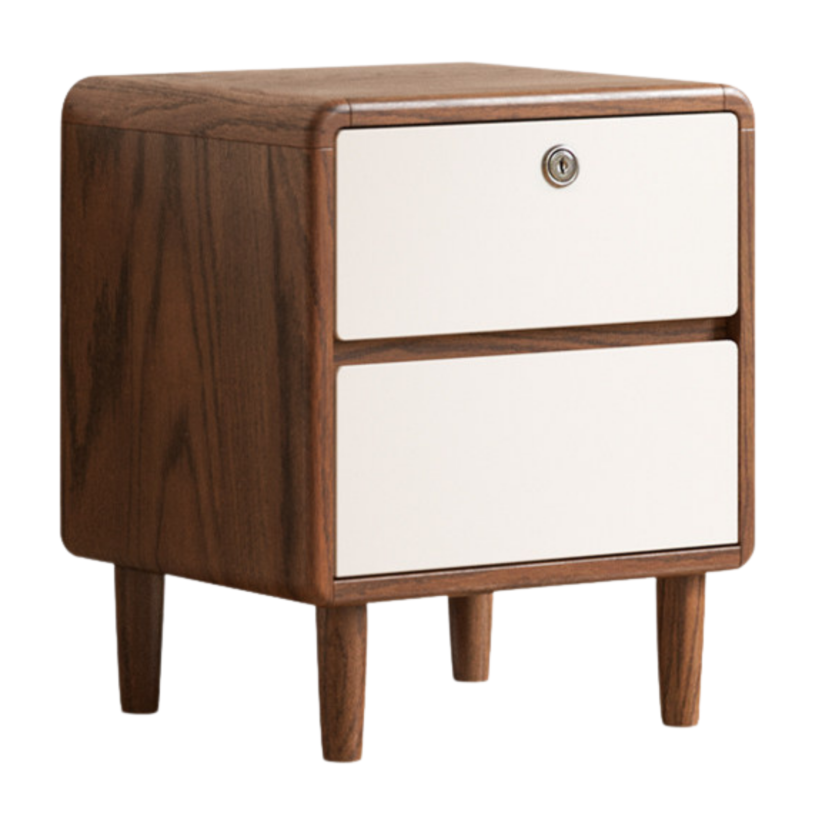 Oak Solid Wood, Solid RubberWood Original Wood Style Nightstand
