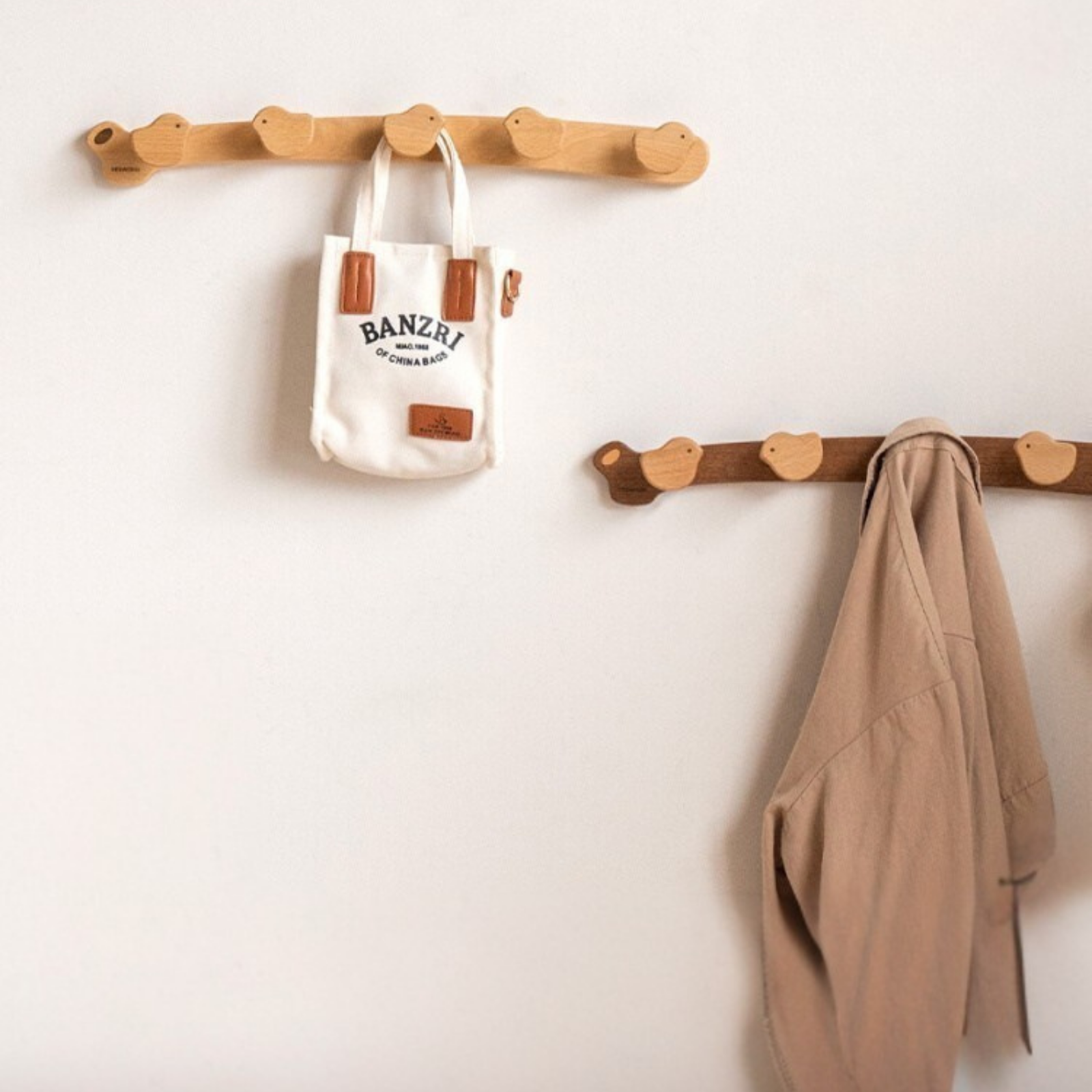 Beech Solid Wood Entry Door Porch Hanger