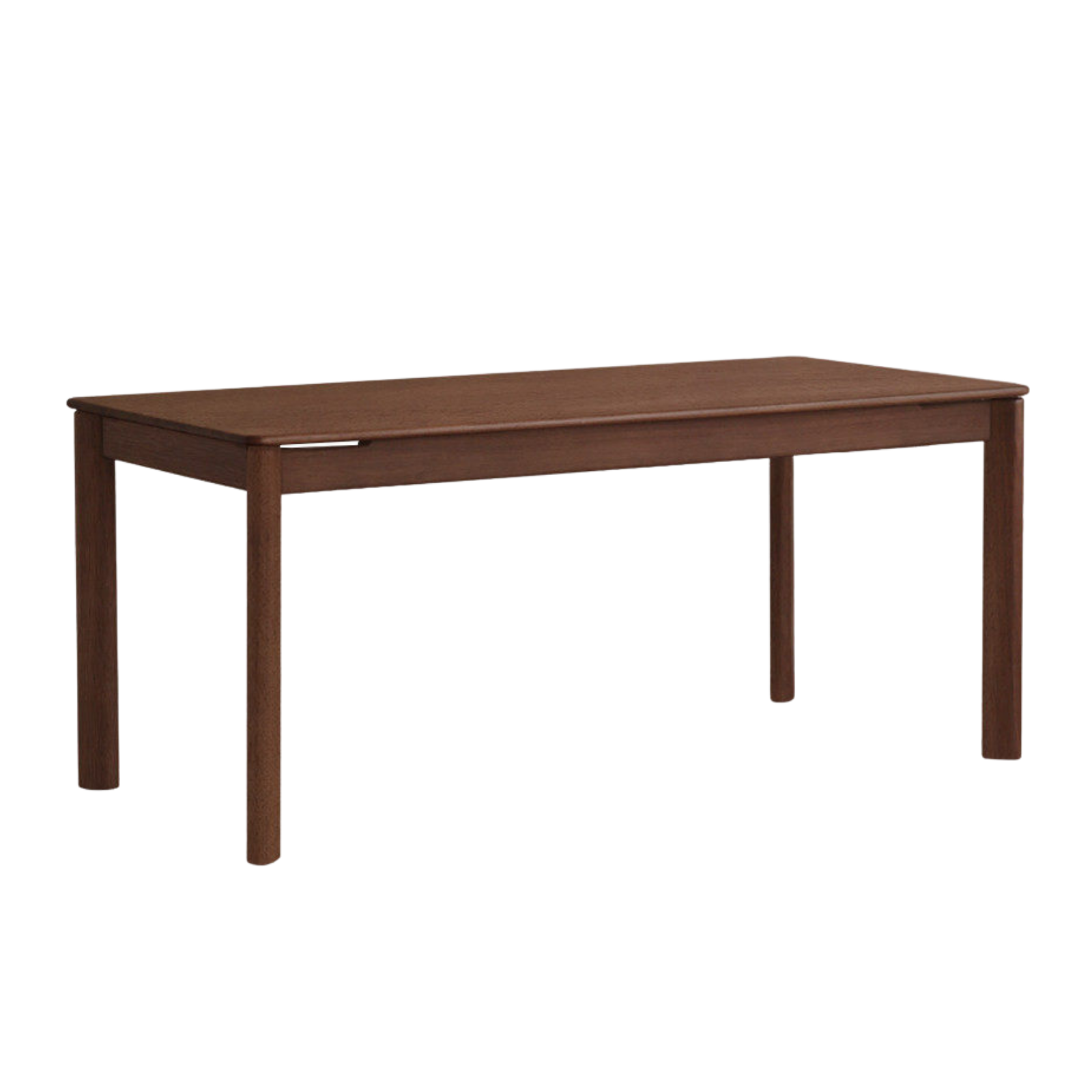 Black Walnut, Sandalwood, Ash Solid, Golden Pear Wood Modern Rectangular Table