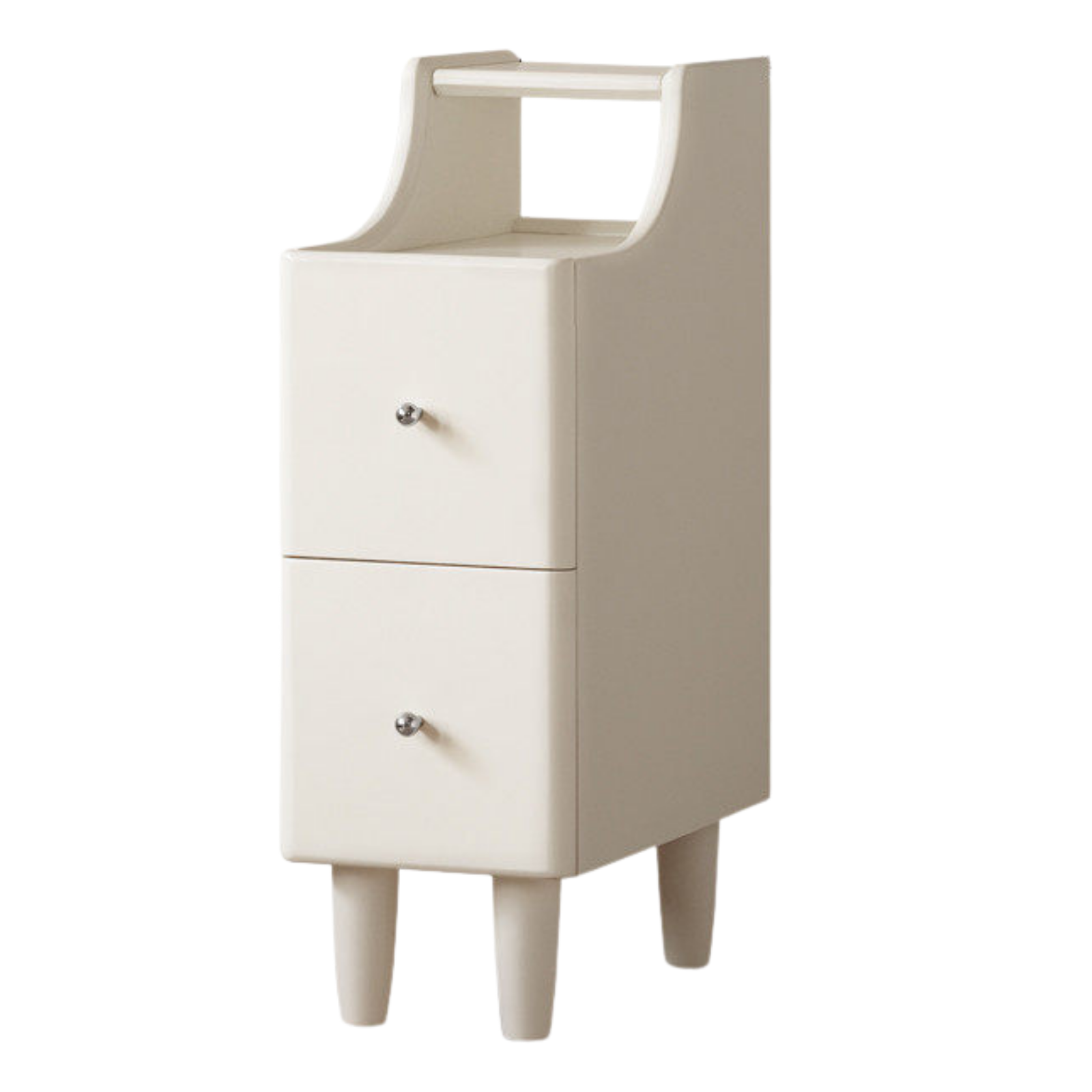 Ash, Oak Solid Wood, Solid RubberWood Modern Nightstand.