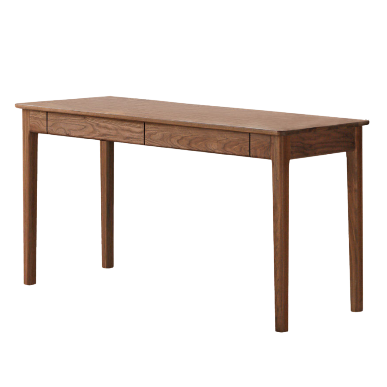 Black Walnut, Rosewood Solid Wood Desk with Drawer New Style