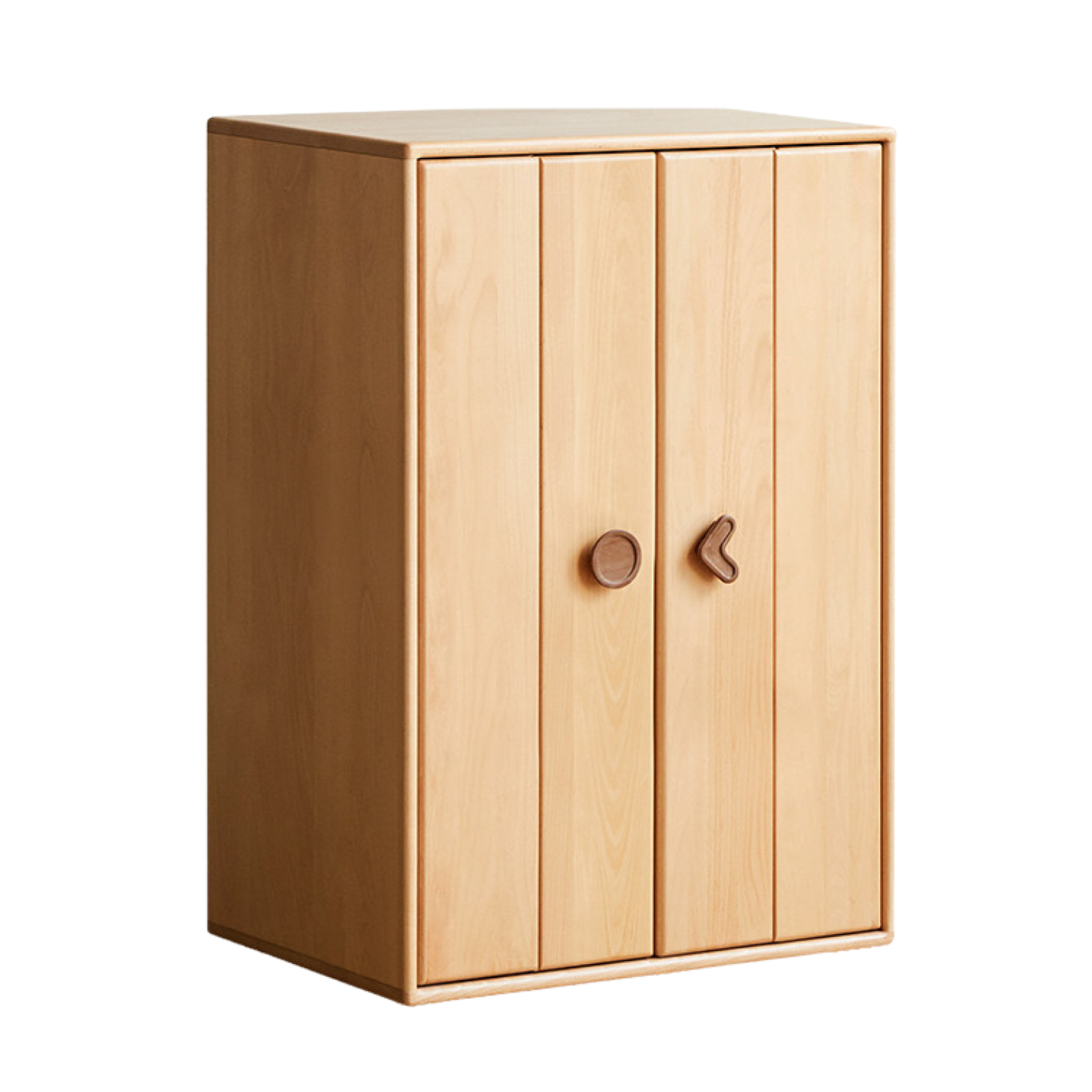 Beech, Rubber Solid Wood Kids Wardrobe
