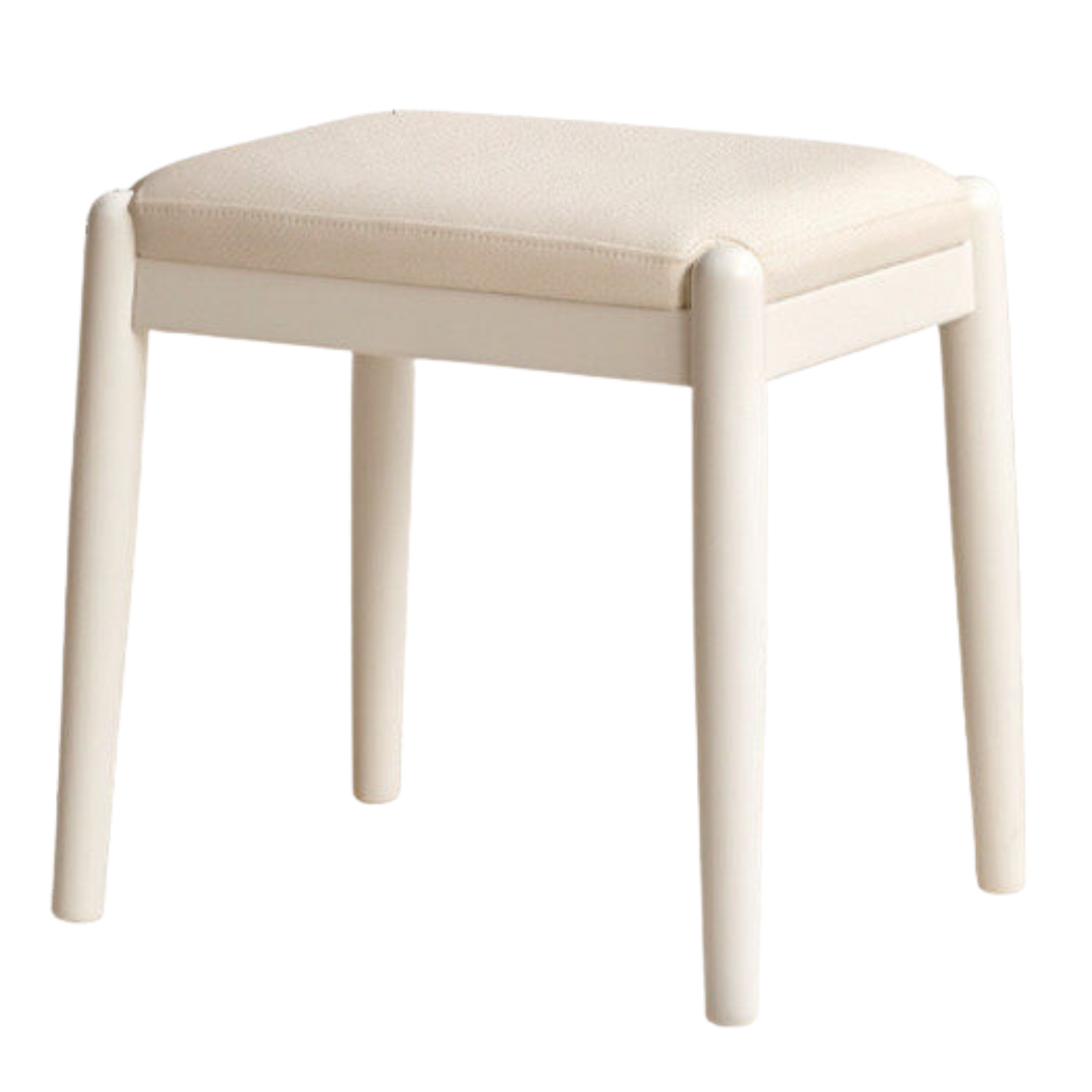 Birch Solid Wood, Solid Rubberwood Modern Simple Makeup Stool