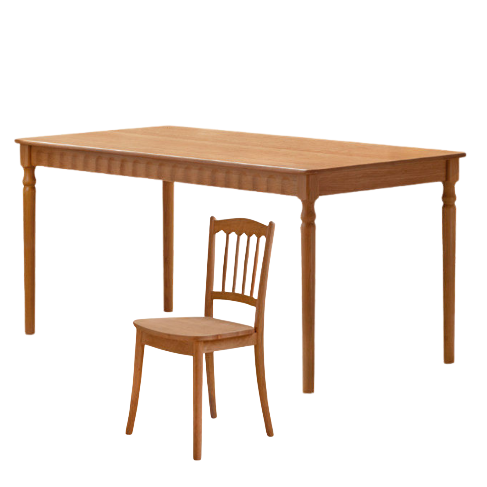 Cherry Solid Wood Modern French Country Dining Table
