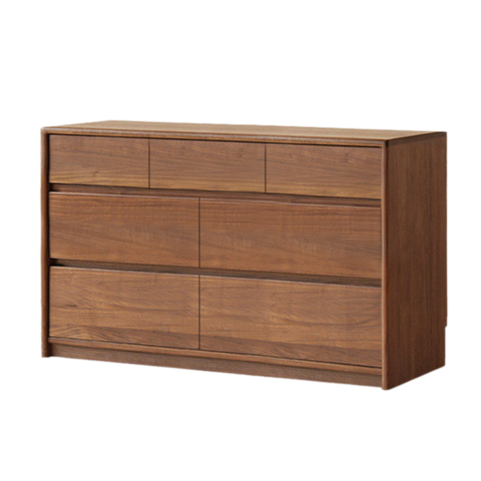 Black Walnut, South American Walnut Solid Wood chest of drawers