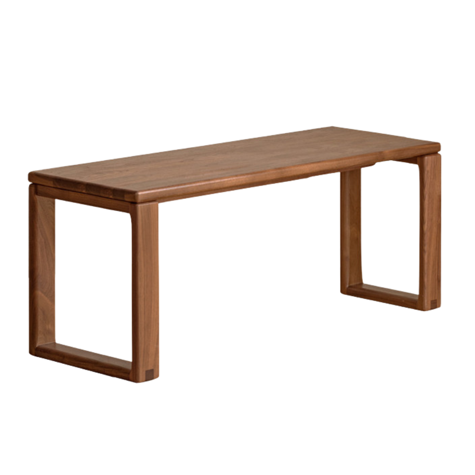 Black Walnut, Oak Solid Wood Long Bench