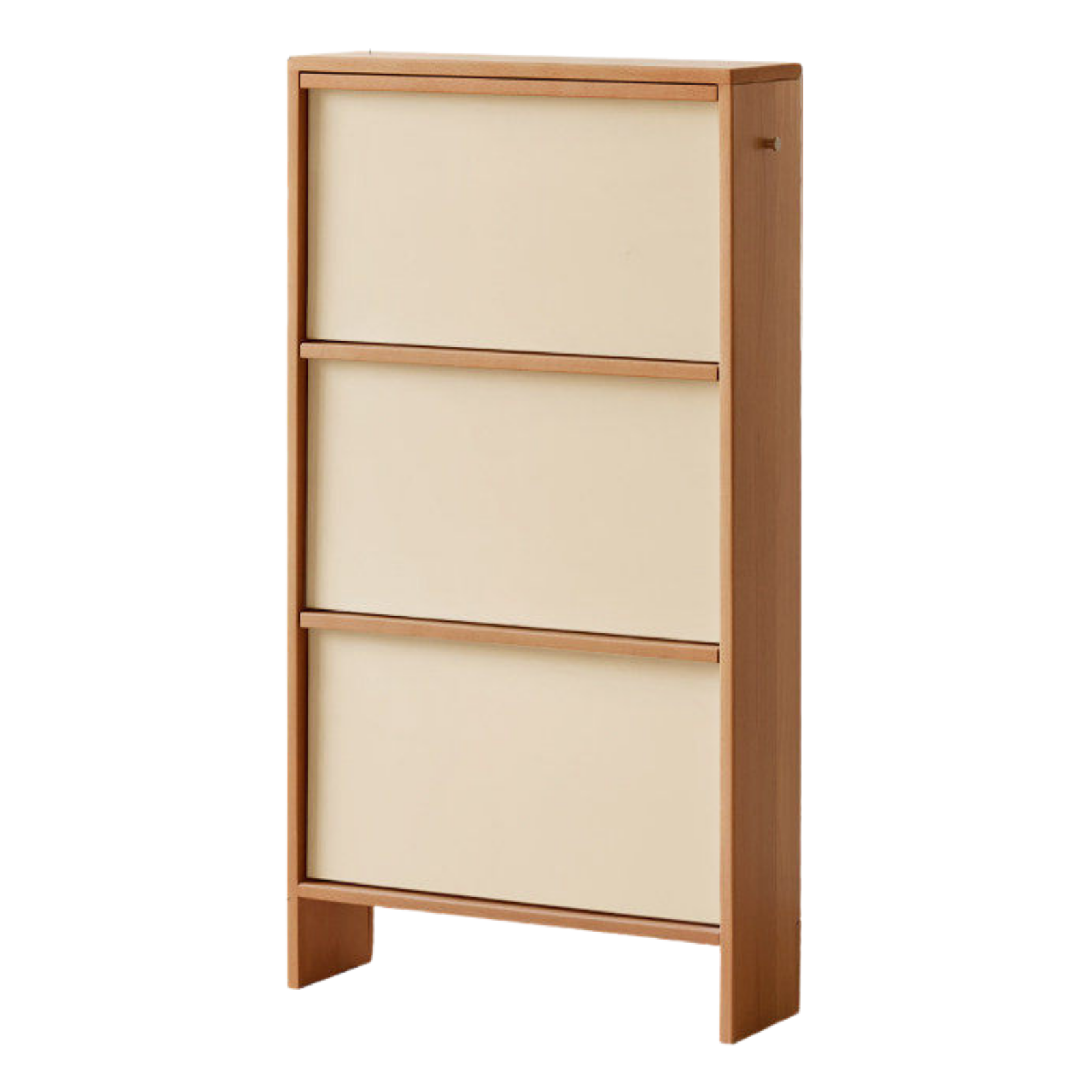 Beech Solid Wood Shoe Cabinet Hallway Cabinet.