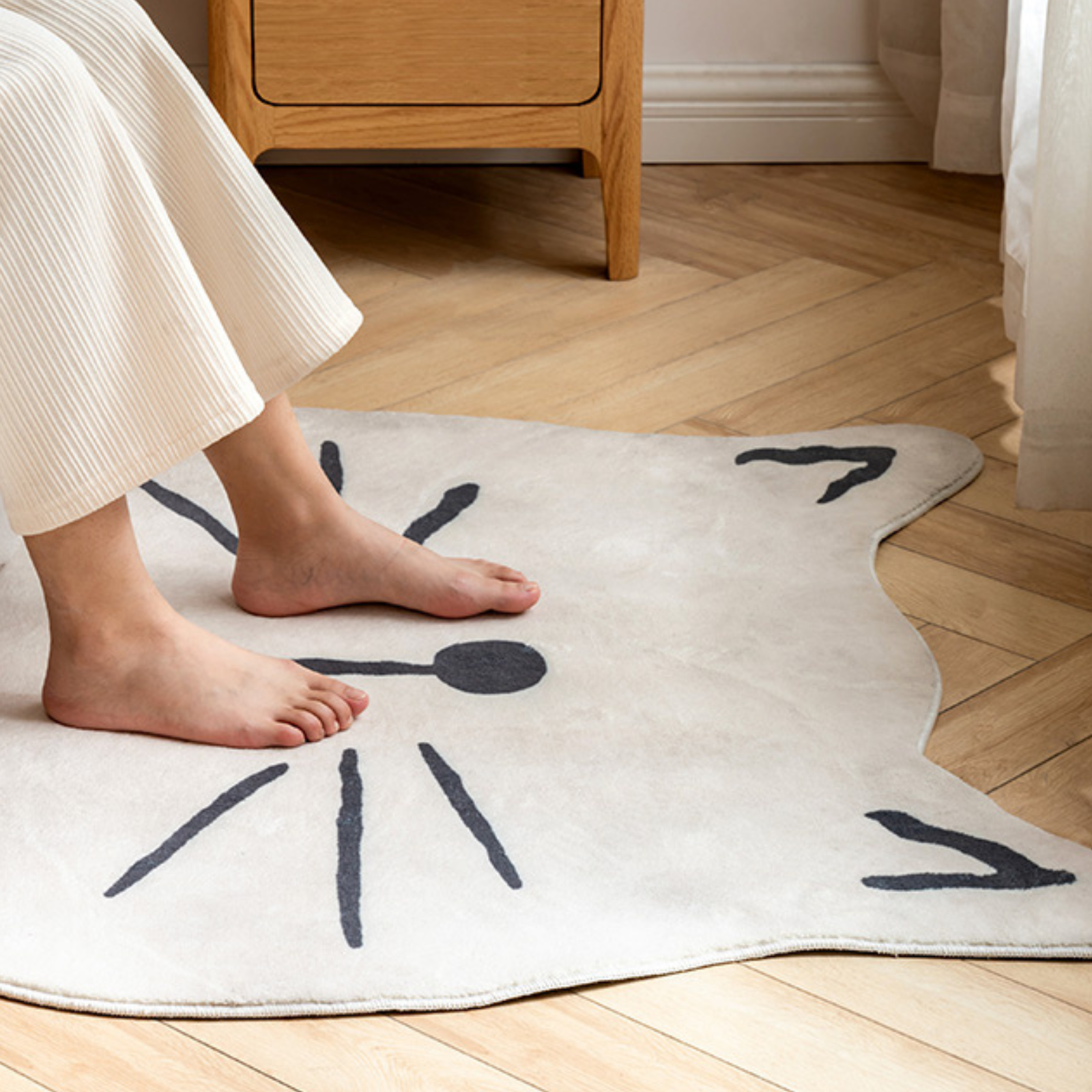 Anti-dirty cute non-slip carpet