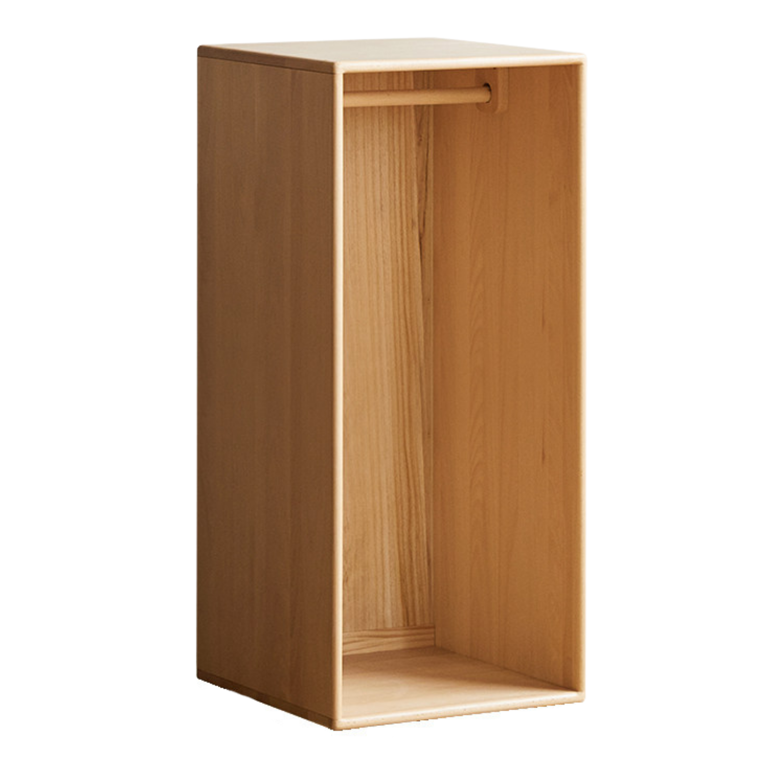 Beech, Rubber Solid Wood Kids Wardrobe
