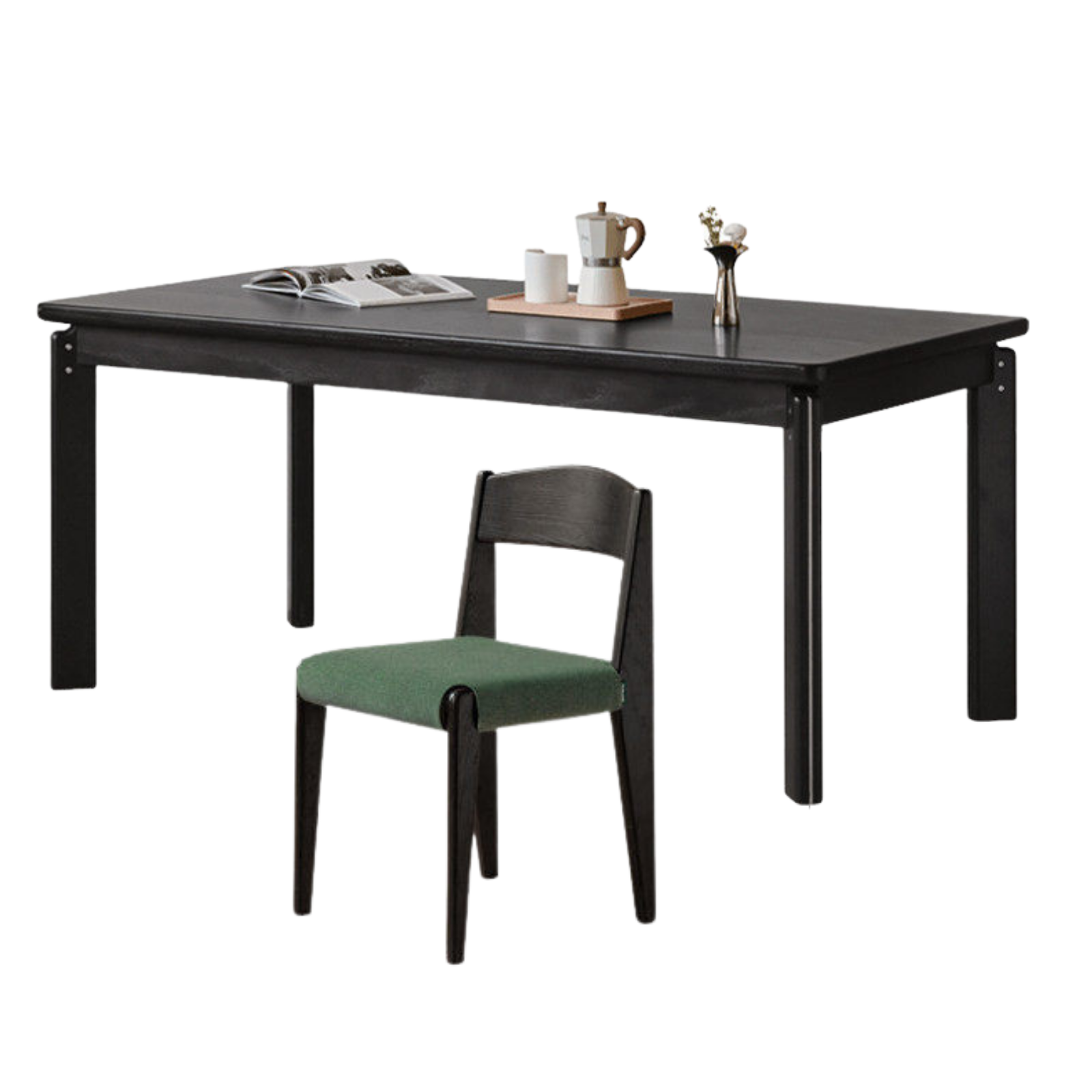 Ash, Oak Solid Wood Large Dining Table