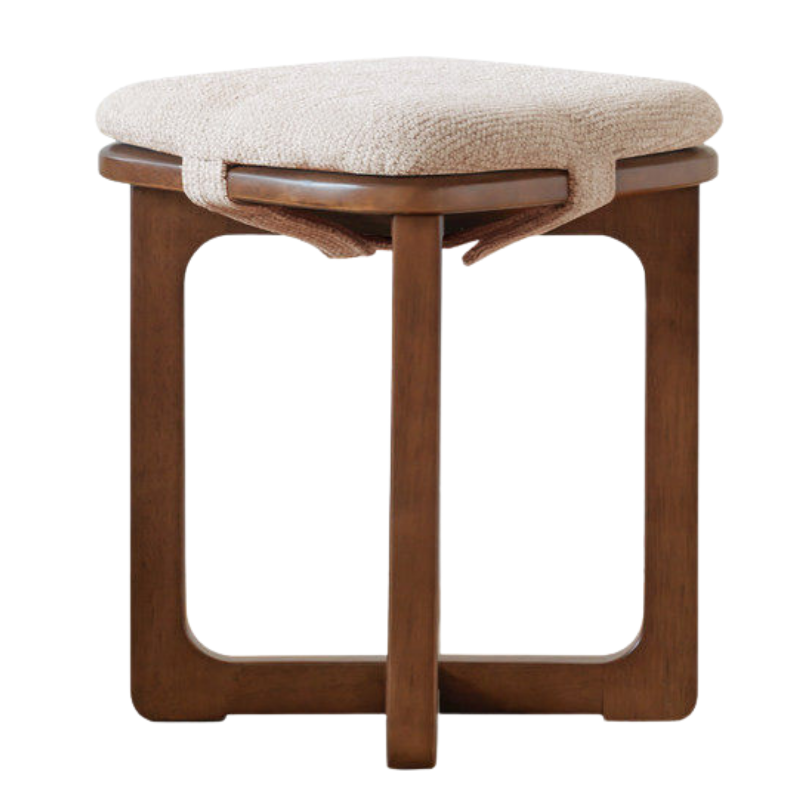 Oak Solid Wood, Rubberwood Solid Modern Simple Makeup Stool
