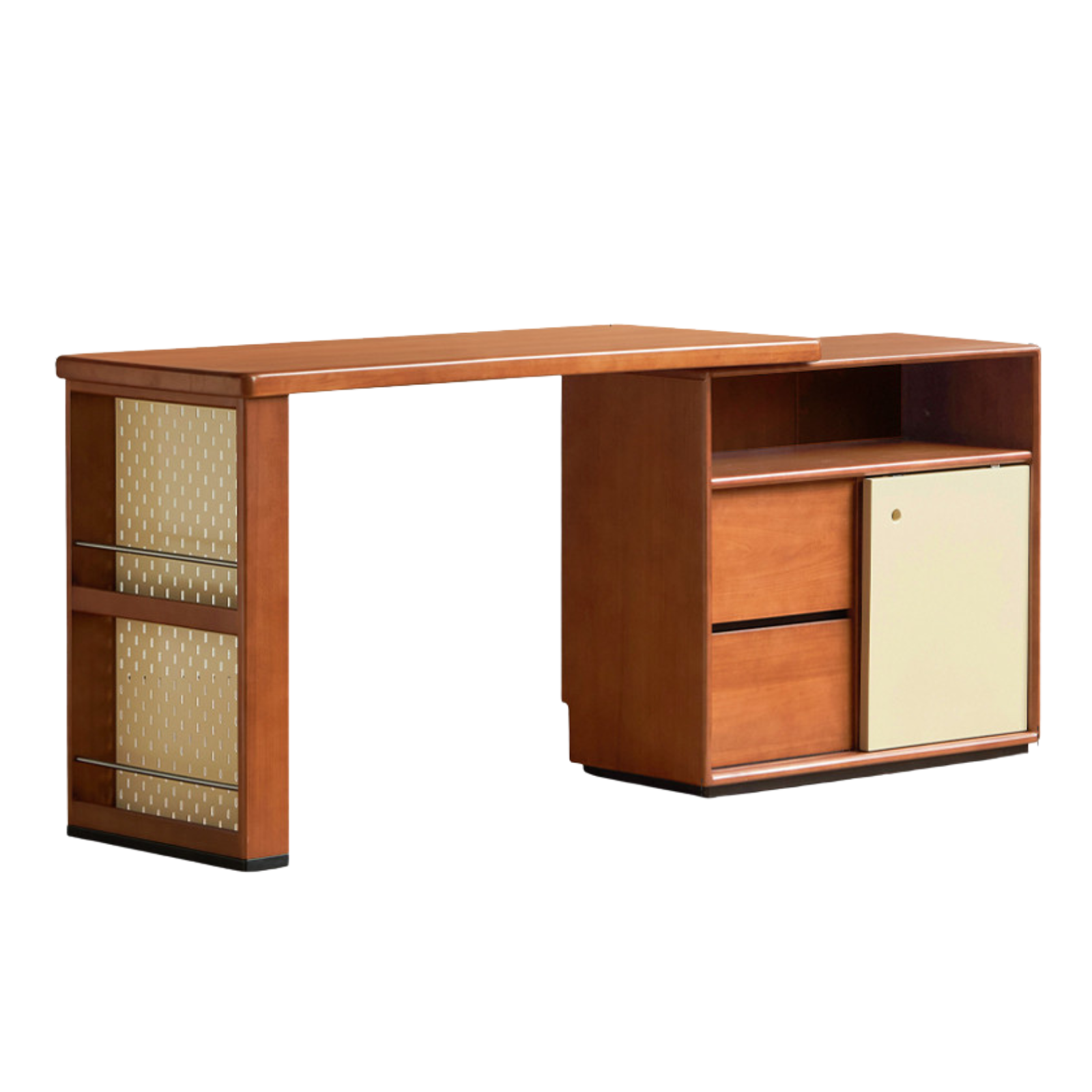 Poplar Solid Wood Antique Style Office Desk