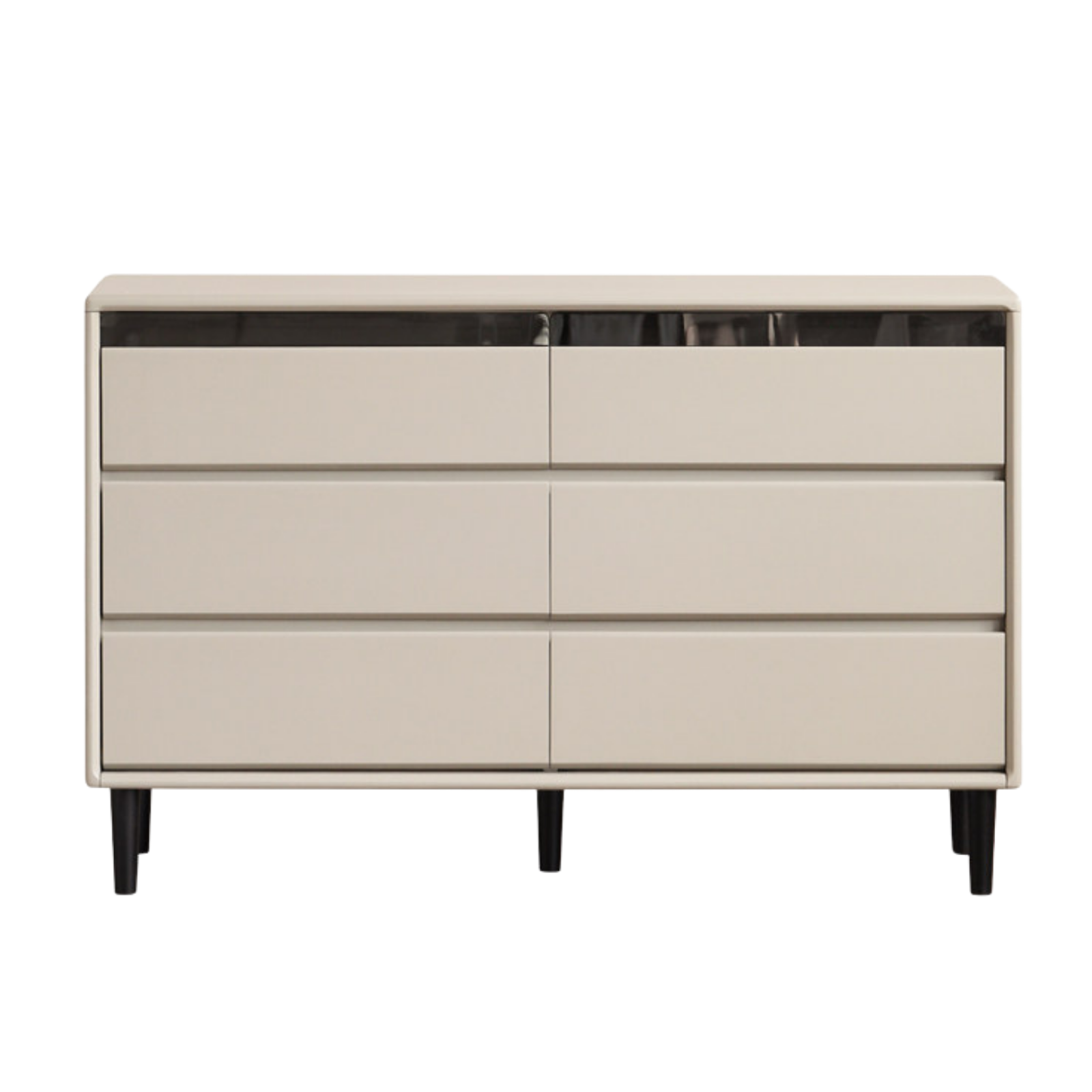 Tulipwood , Solid Rubberwood Light Luxury Chest of Drawers