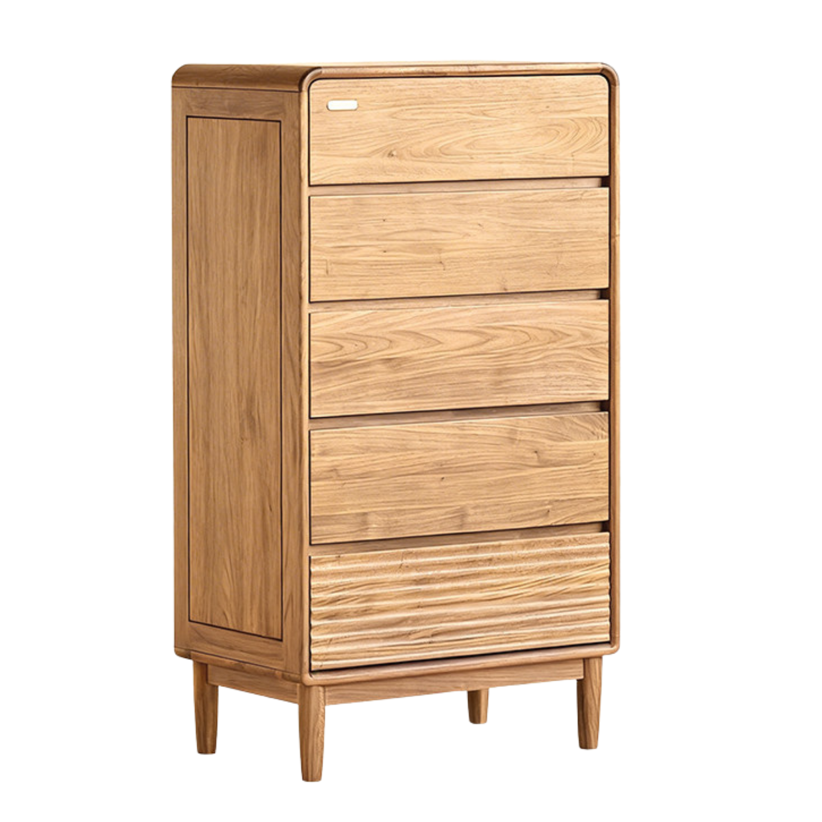 Black Walnut, Catalpa, Ash Solid Wood Drawer Storage Cabinet