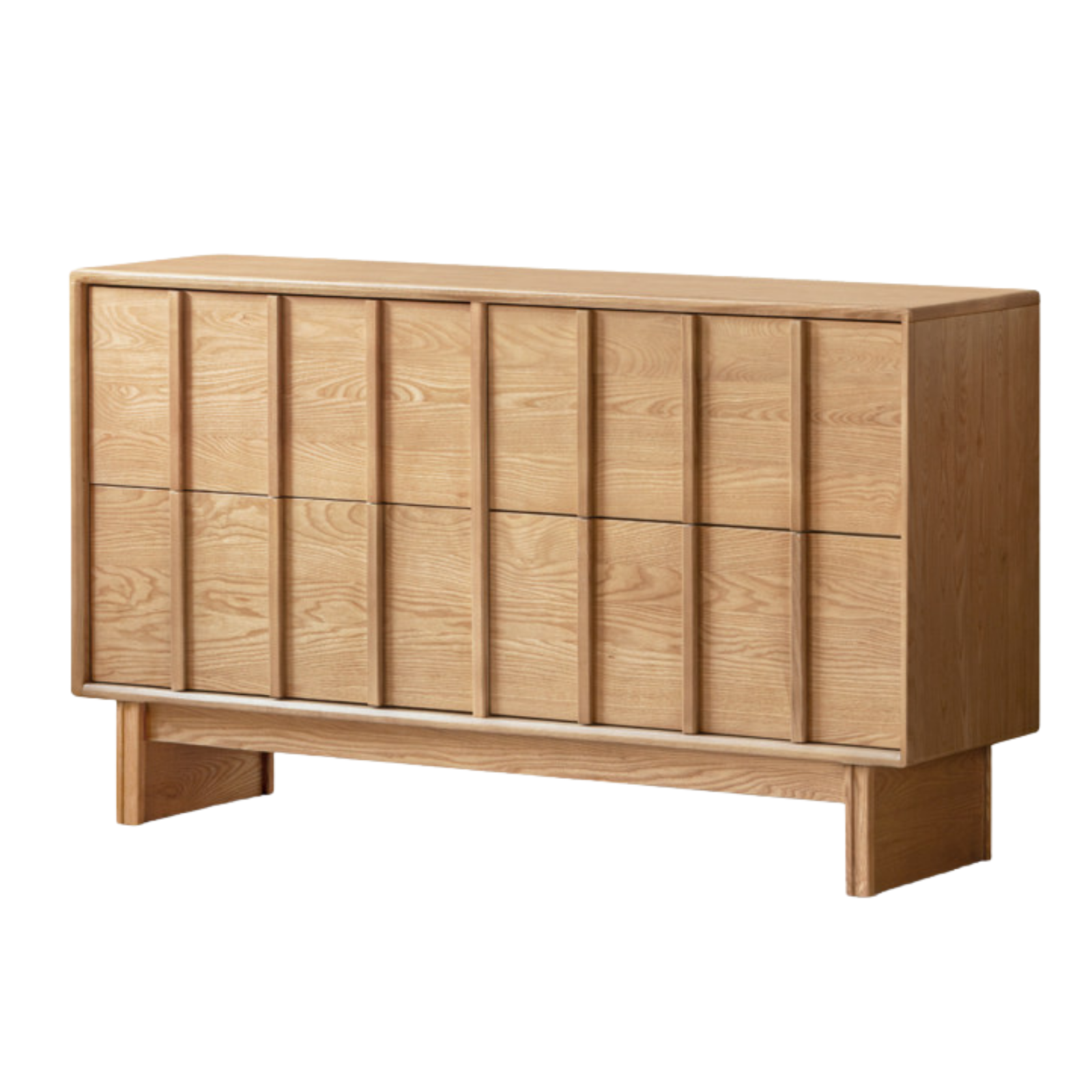 Ash Solid Wood Wabi-sabi Style Four-Drawer Chest