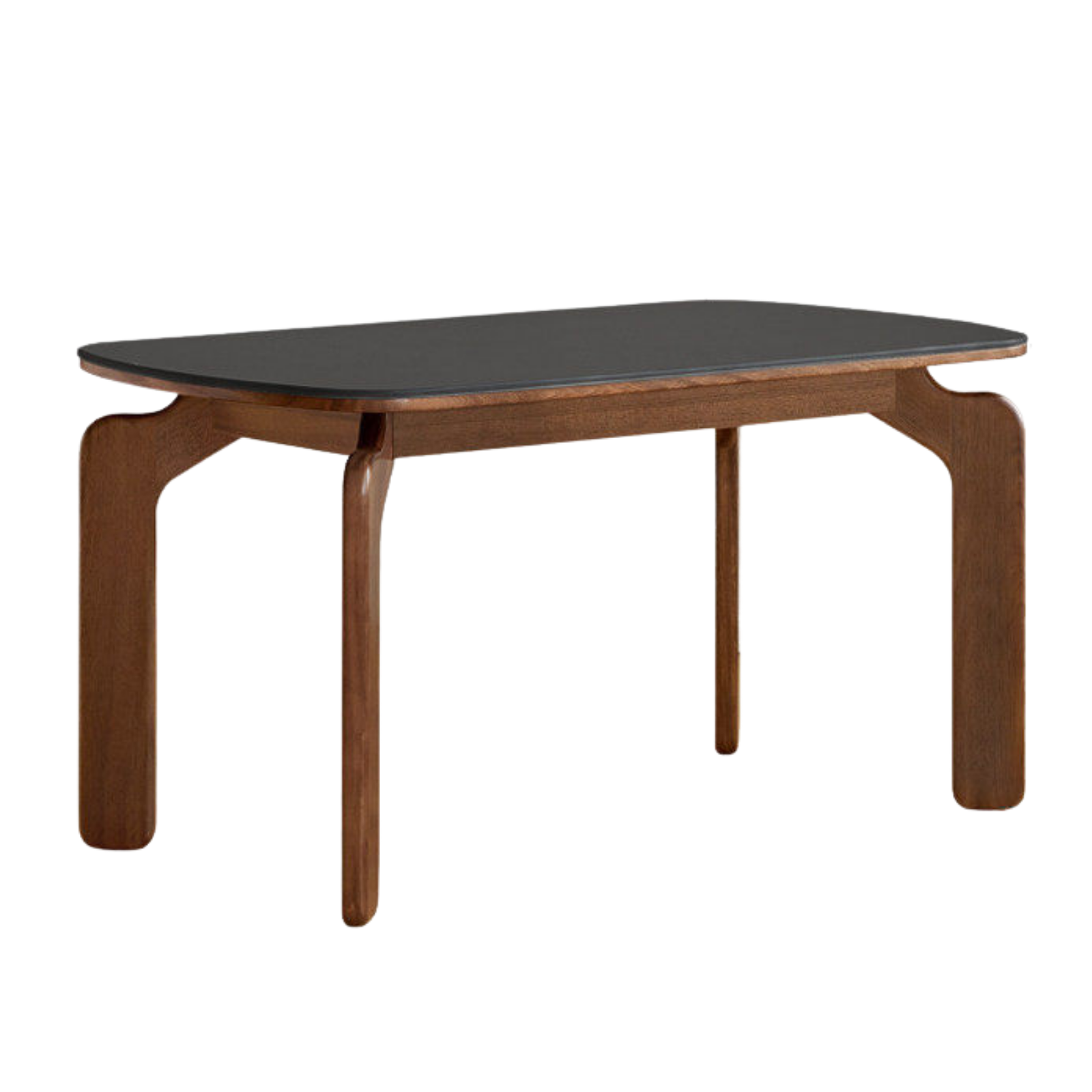 Sandalwood, Rubberwood Solid Wood Rock Board Retro Antique Style Dining Table