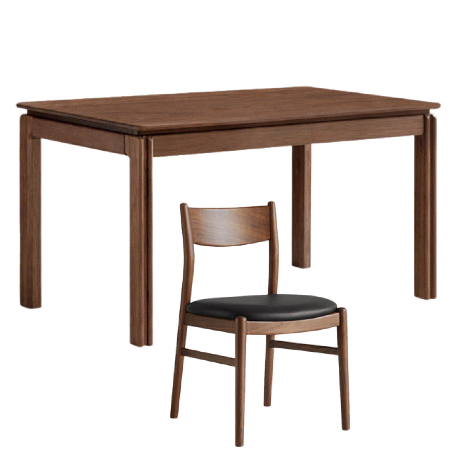Black walnut , Sandalwood, Ash Solid Wood Light Luxury Dining Table