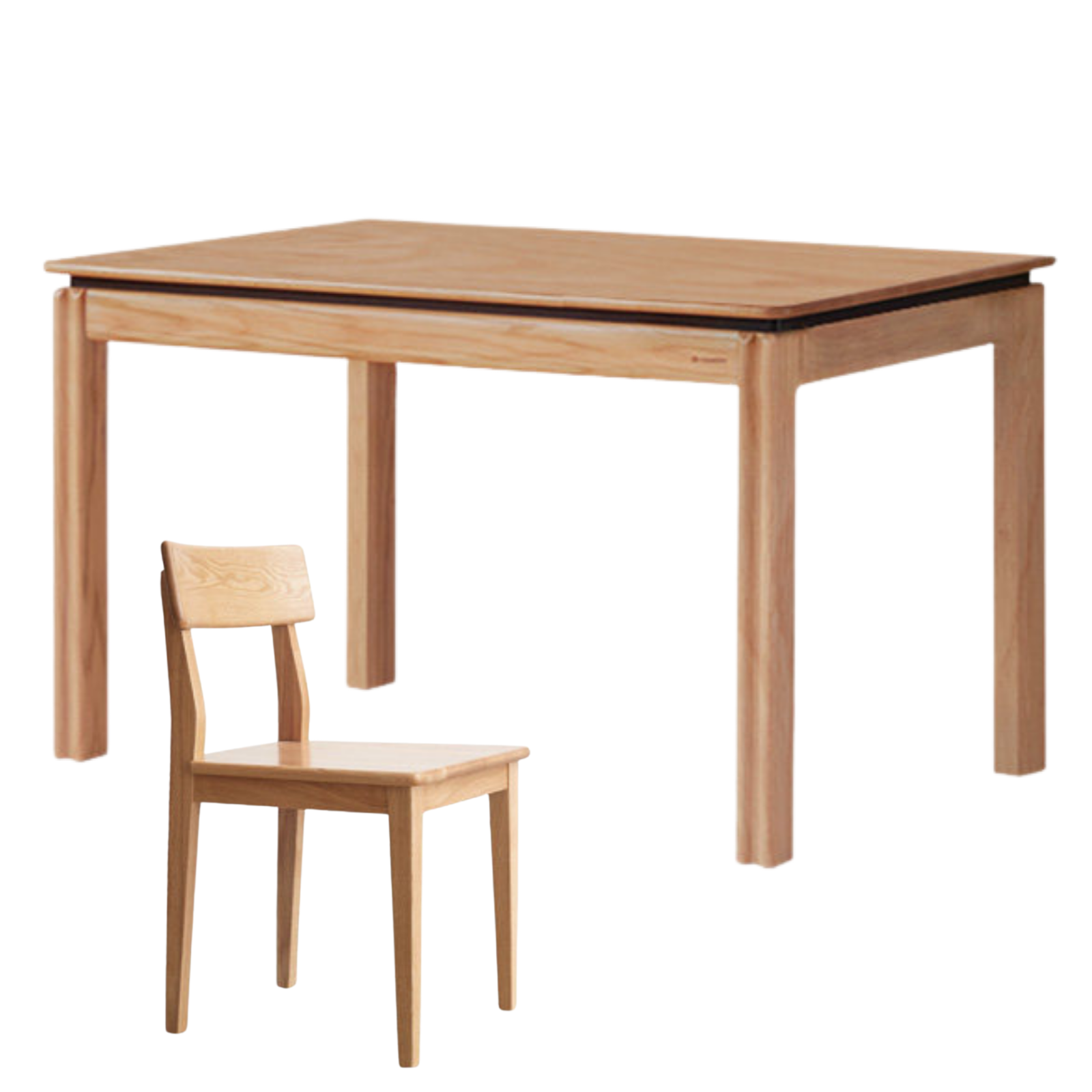 Ash, Oak Solid Wood Modern Dining Table