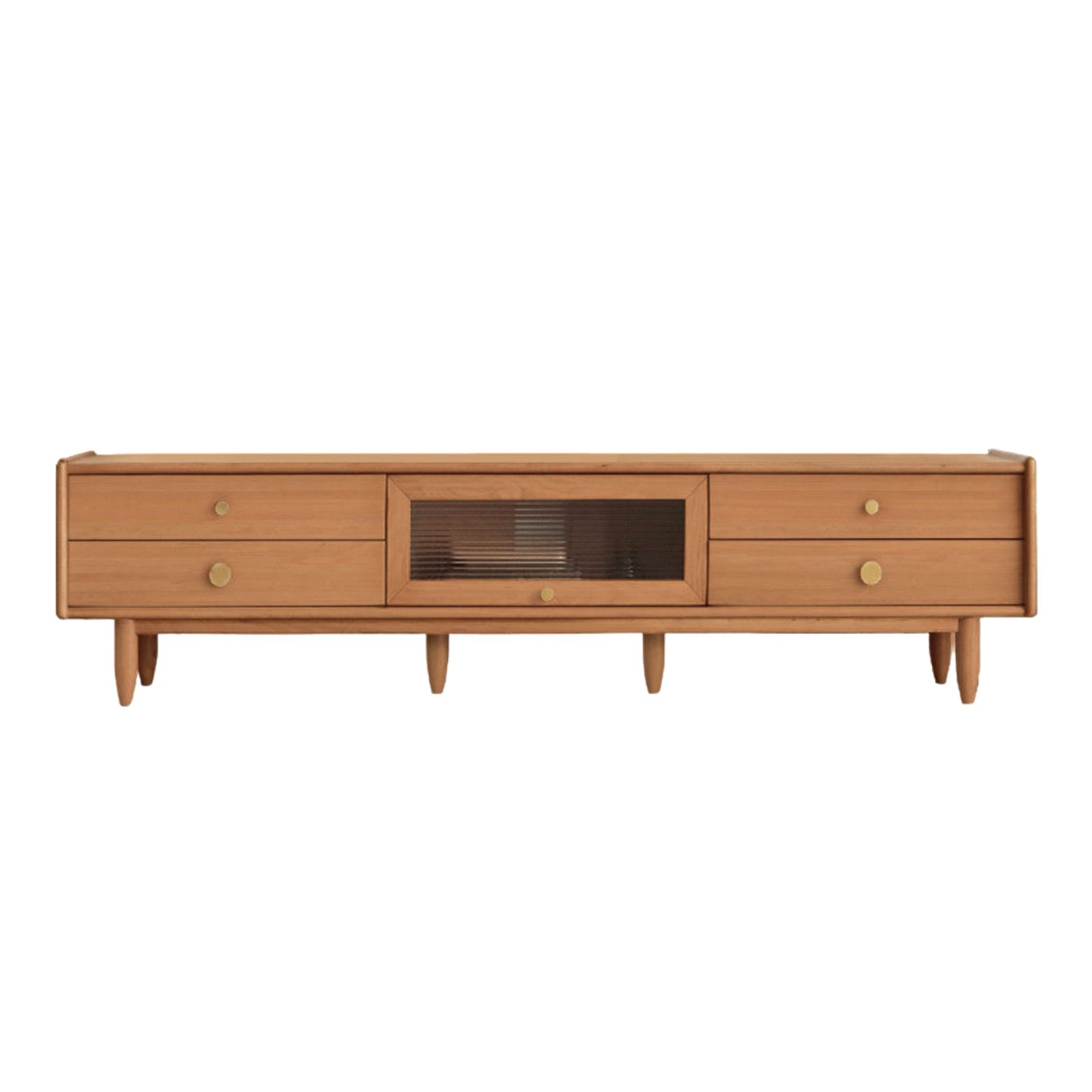 Cherry, Birch Solid Wood TV Stand.