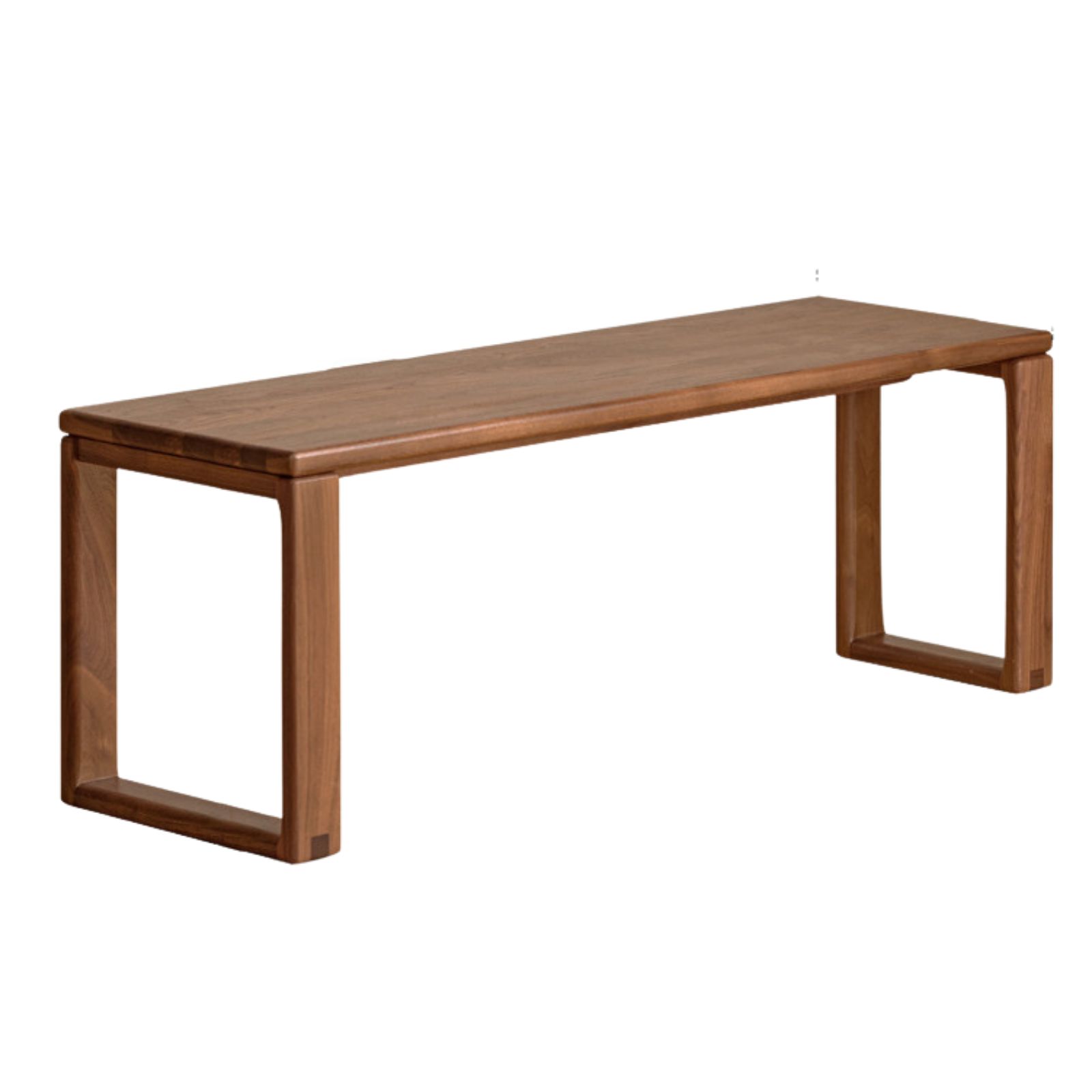 Black Walnut, Oak Solid Wood Long Bench