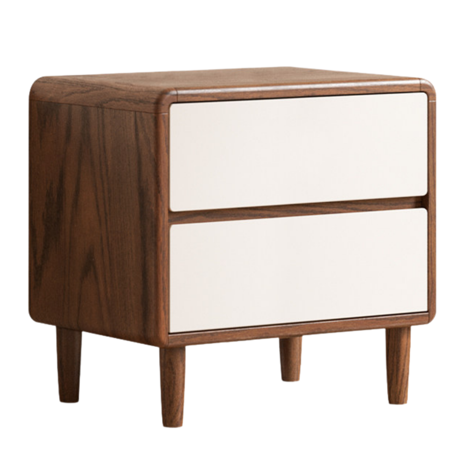 Oak Solid Wood, Solid RubberWood Original Wood Style Nightstand