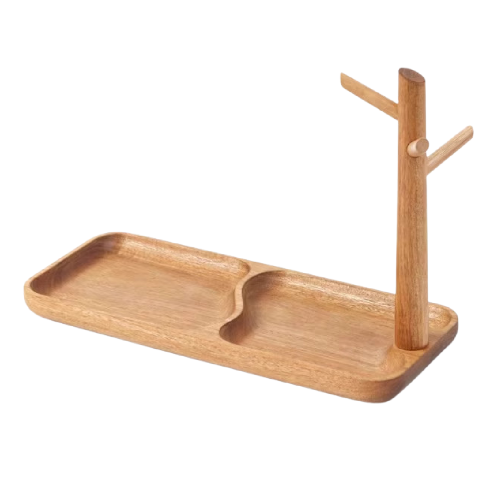 Beech, Black Walnut, Acacia Solid Wood Key Hanging Rack