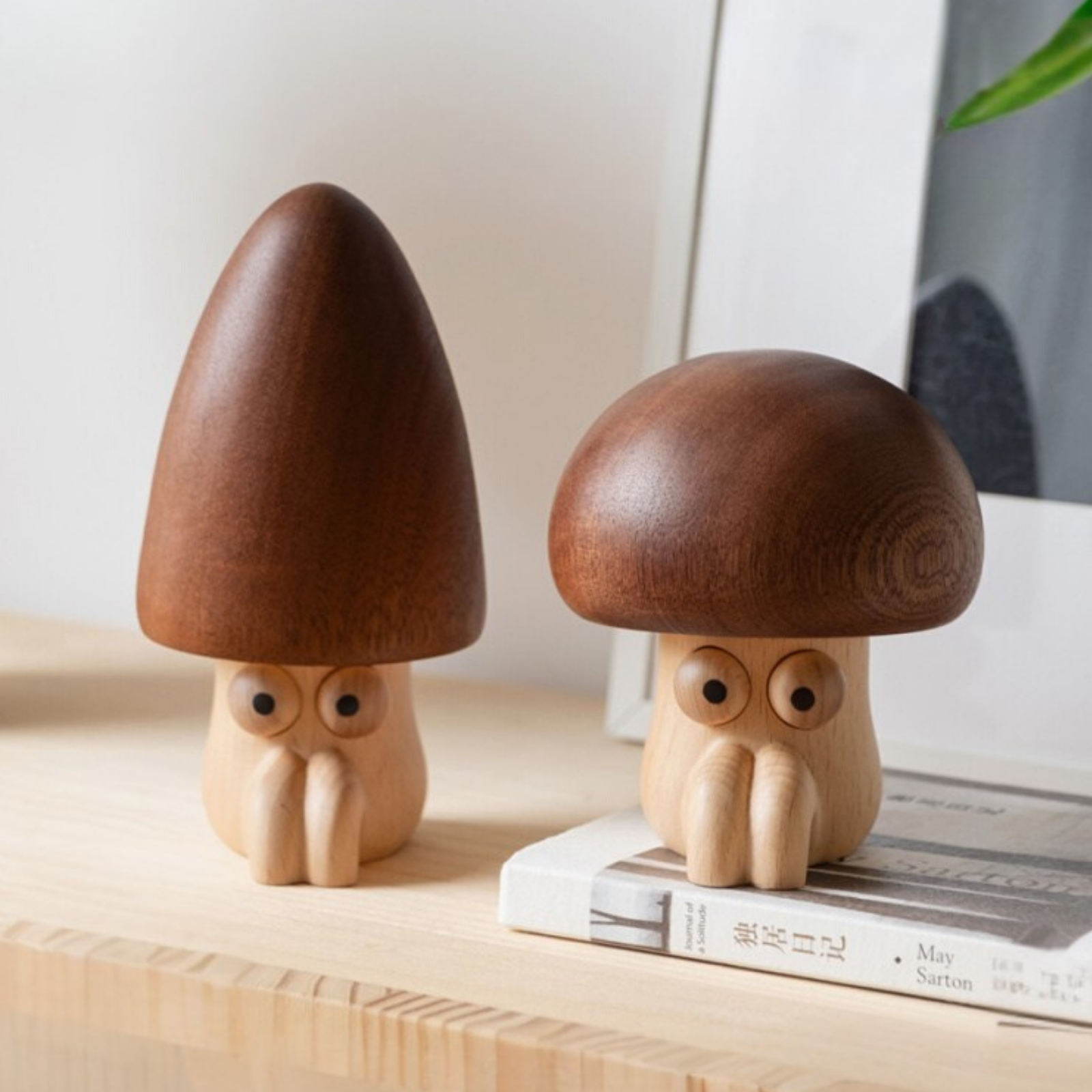 Beech Solid Wood Magic Mushroom Music Box
