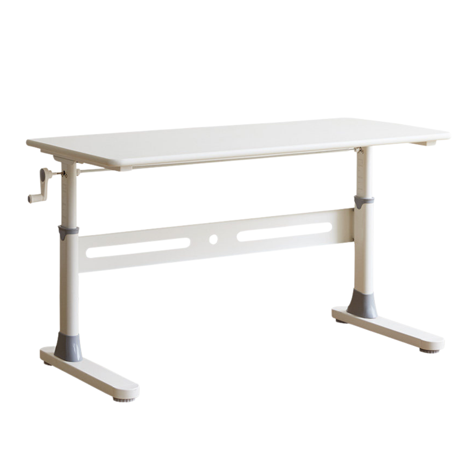 Beech, Solid Rubberwood Solid Wood Kids Liftable Desk