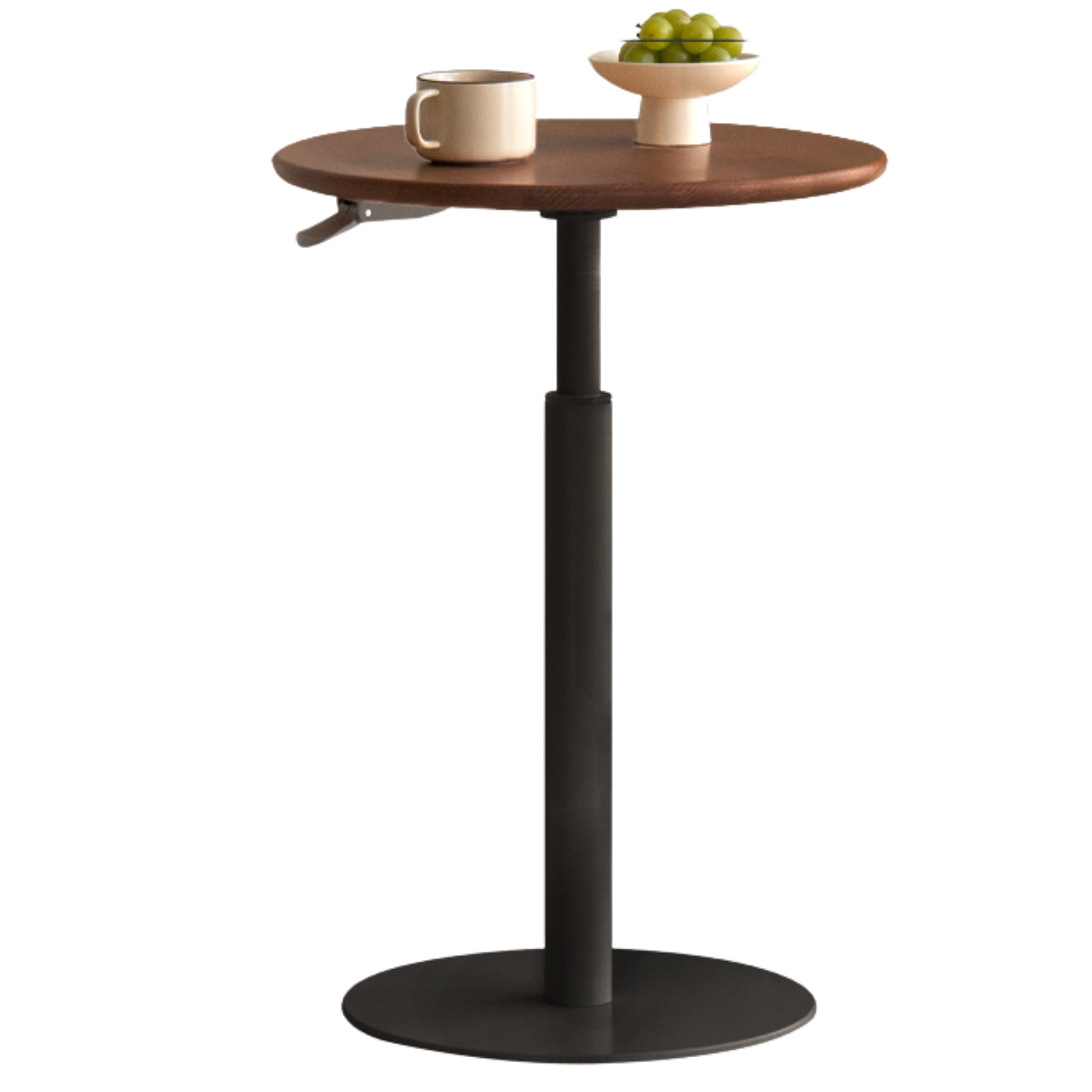 Black Walnut, Oak Solid Wood Lifting Italian Light Luxury Side Table