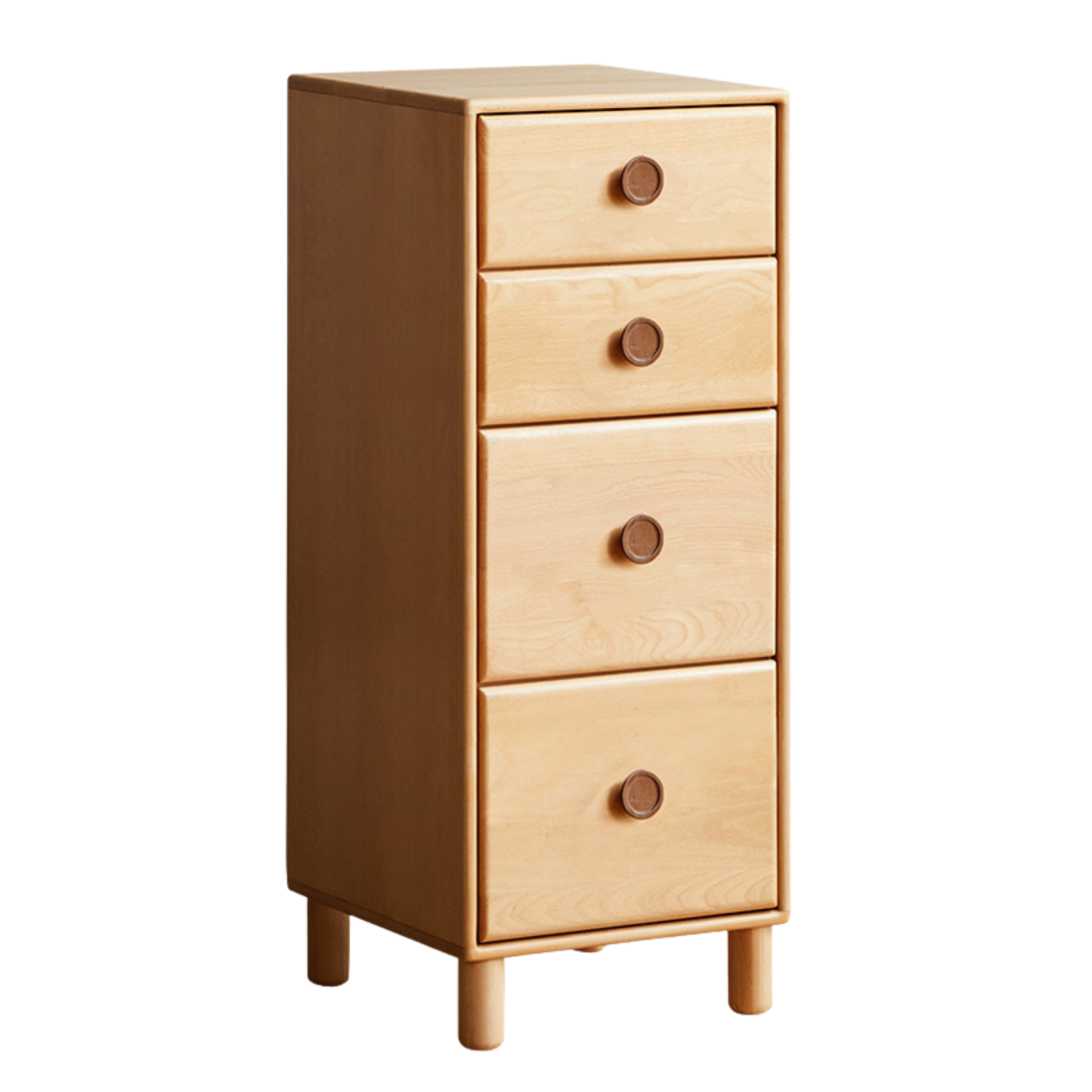 Beech, Rubber Solid Wood Kids Wardrobe
