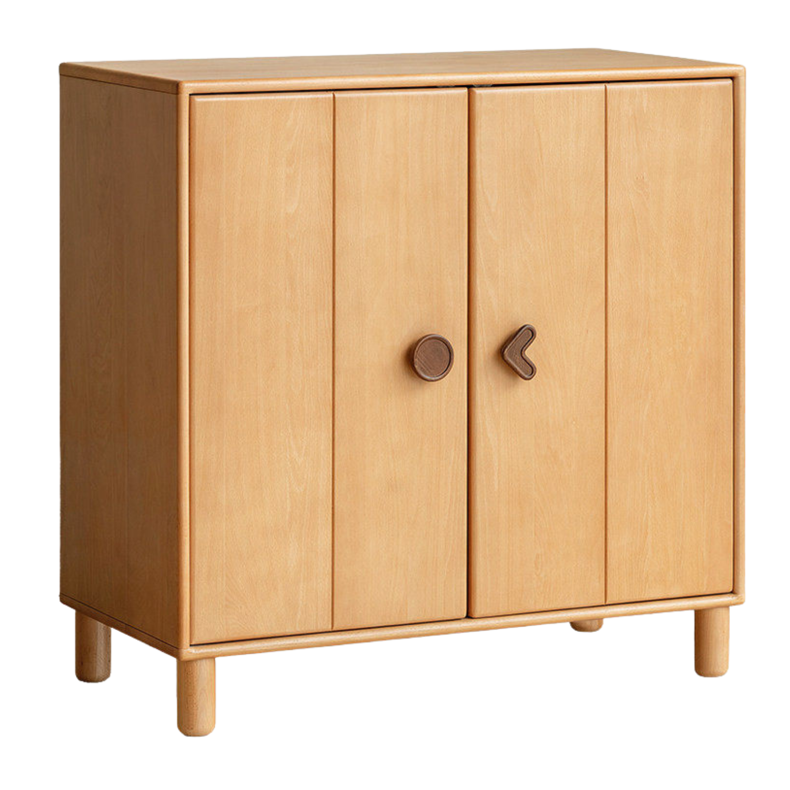 Beech, Rubber Solid Wood Kids Wardrobe