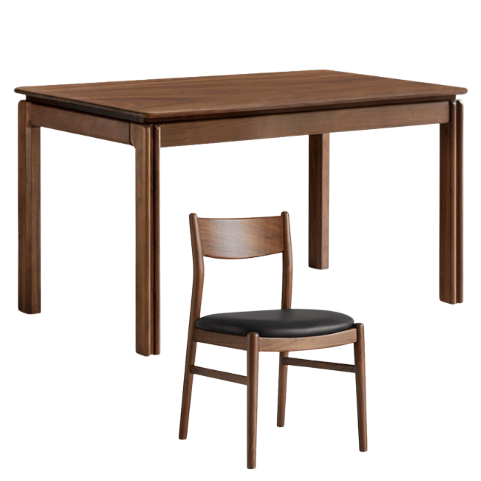 Black walnut , Sandalwood, Ash Solid Wood Light Luxury Dining Table