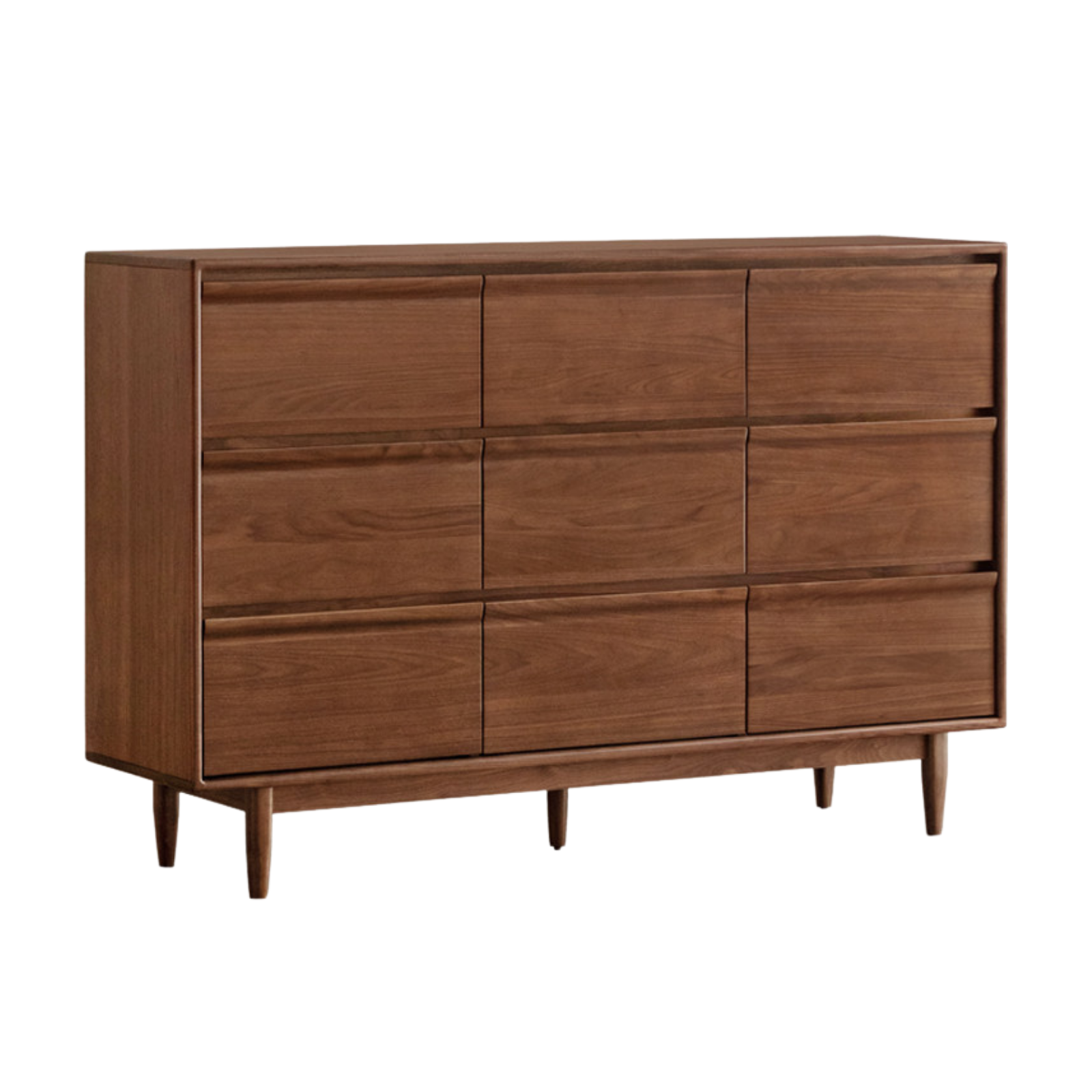 Black Walnut, Sandalwood Solid Wood Dresser