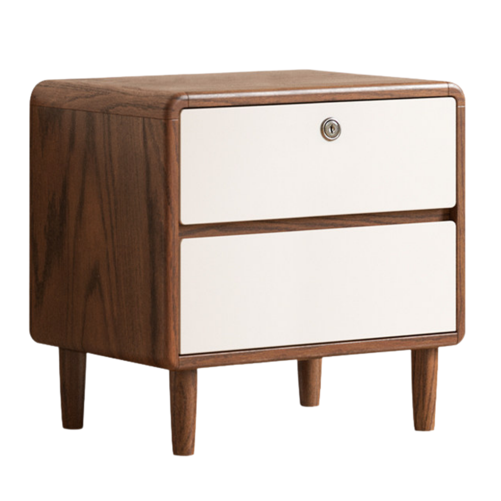 Oak Solid Wood, Solid RubberWood Original Wood Style Nightstand