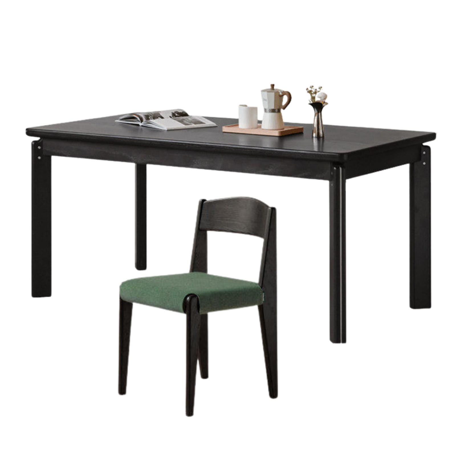 Ash, Oak Solid Wood Large Dining Table