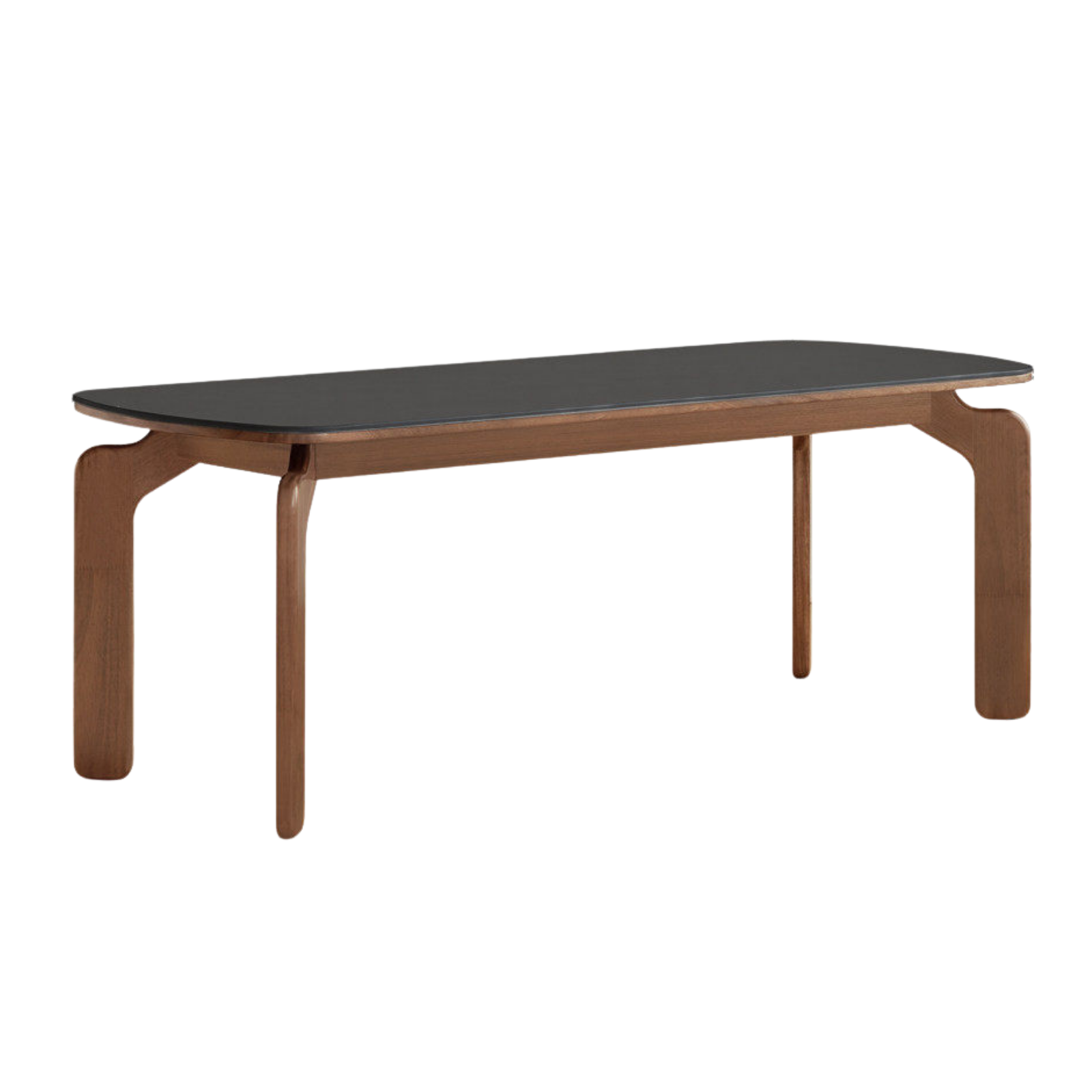 Sandalwood, Rubberwood Solid Wood Rock Board Retro Antique Style Dining Table