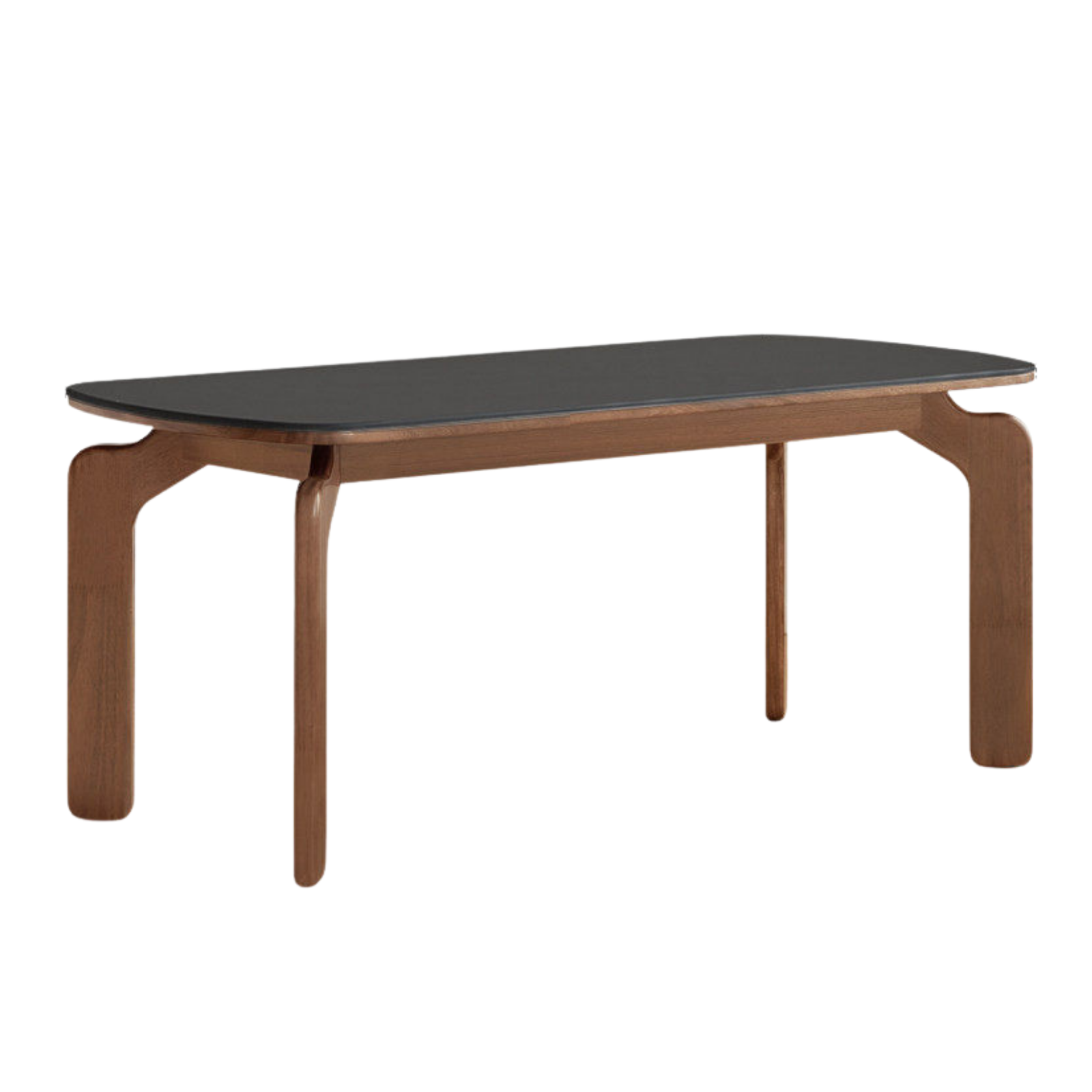 Sandalwood, Rubberwood Solid Wood Rock Board Retro Antique Style Dining Table