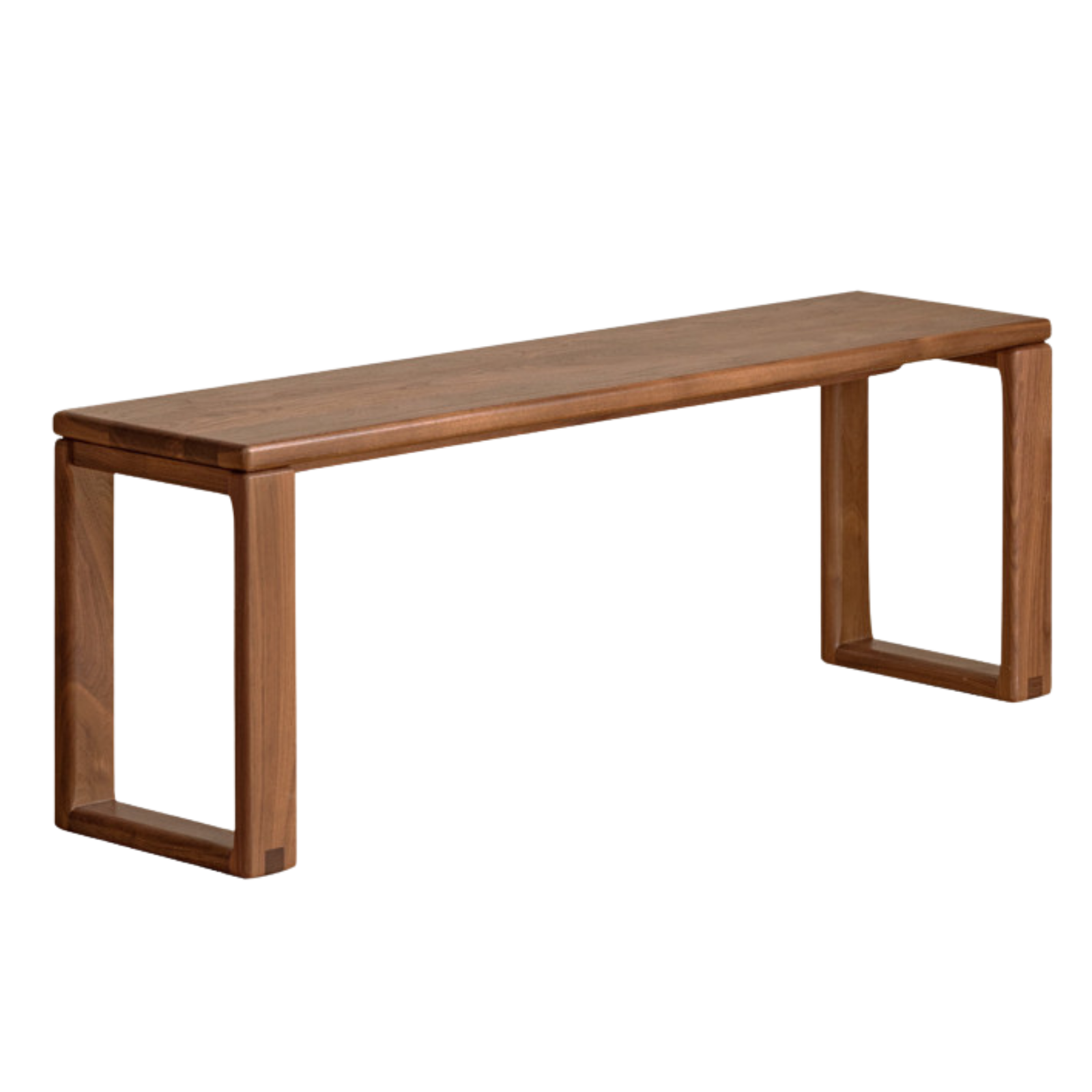 Black Walnut, Oak Solid Wood Long Bench